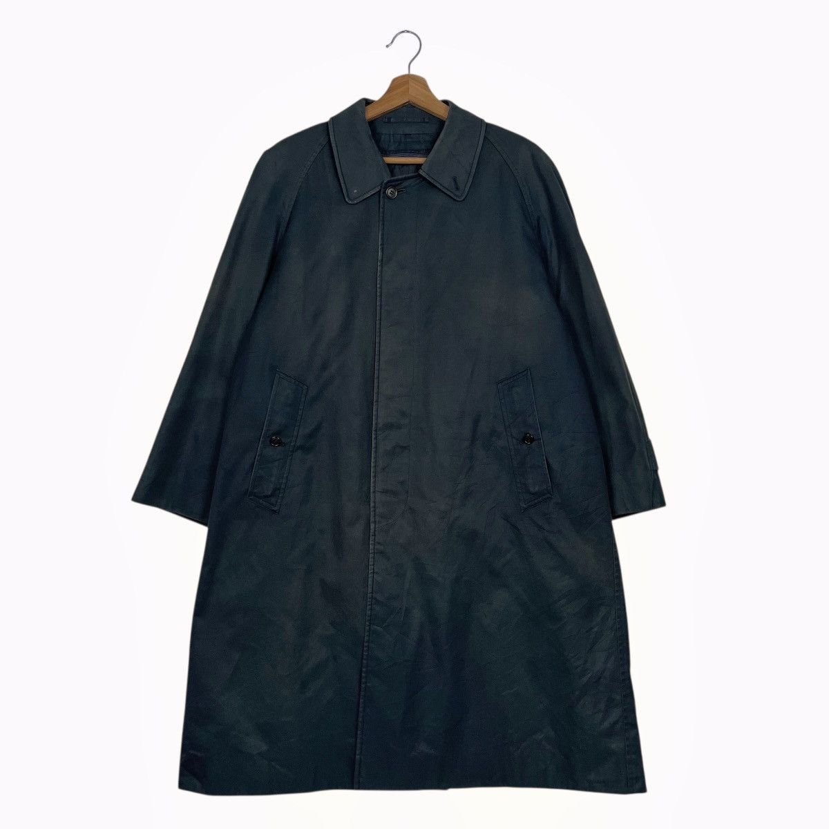 Burberry Vtg Burberrys Wool Trenchcoat Size US M / EU 48-50 / 2 - 1 Thumbnail