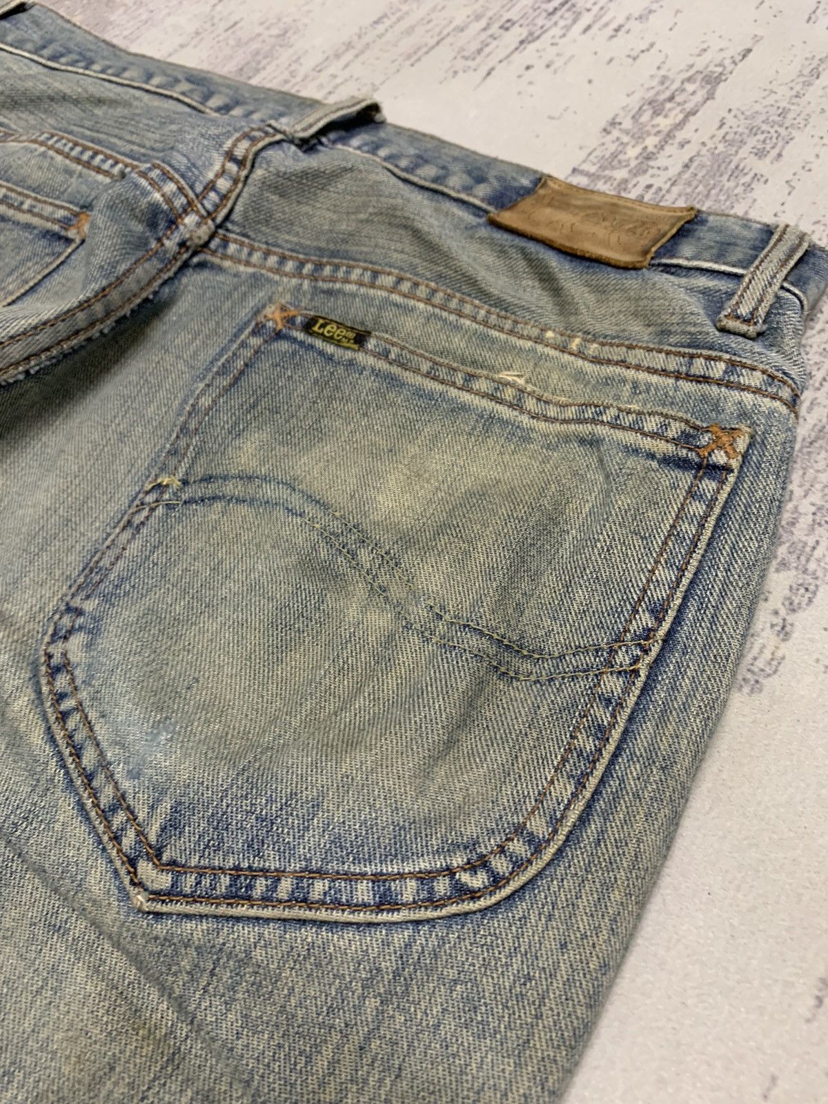Lee Rusty LEE Distressed Denim Mud Wash Jean 33x31 Size US 33 - 15 Thumbnail
