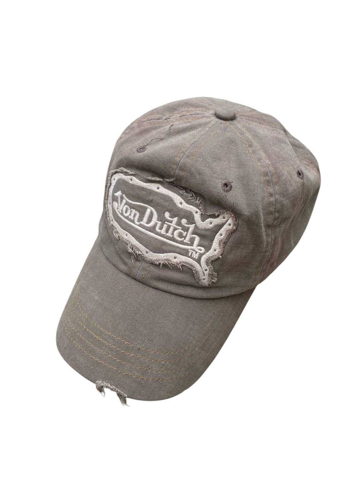 Von Dutch Limited Edition Von Dutch Distressed Hat Size ONE SIZE - 2 Thumbnail