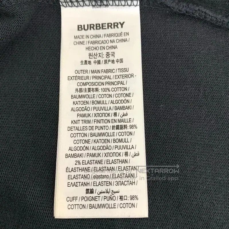 Burberry Burberry Black Cotton Men’s Sweatshirt. Size US S / EU 44-46 / 1 - 6 Thumbnail