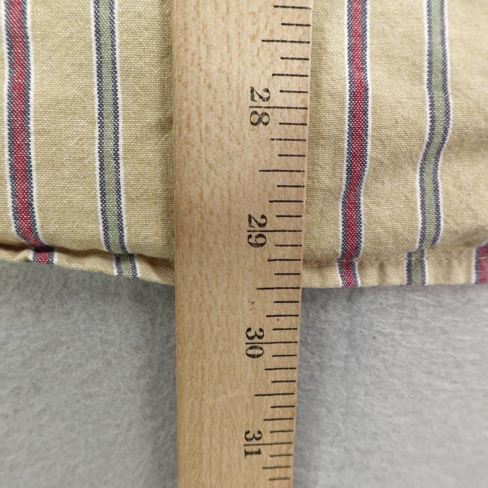 Vintage Cabelas Shirt Mens Medium Beige Striped Button Up Chambray Short Sleeve Outdoors Size US M / EU 48-50 / 2 - 6 Thumbnail