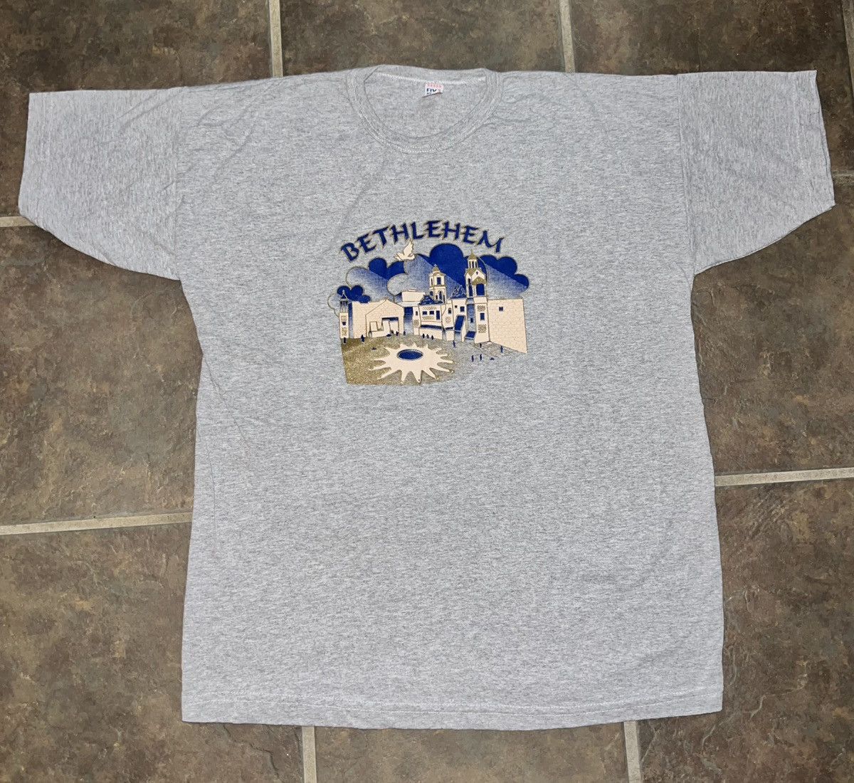 Vintage VINTAGE BETHLEHEM T-SHIRT Size US XXL / EU 58 / 5 - 5 Thumbnail