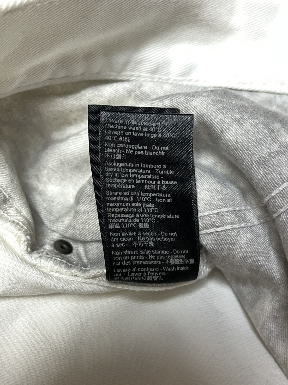 Palm Angels Palm Angels Denim Pants in White Size US 30 / EU 46 - 7 Thumbnail
