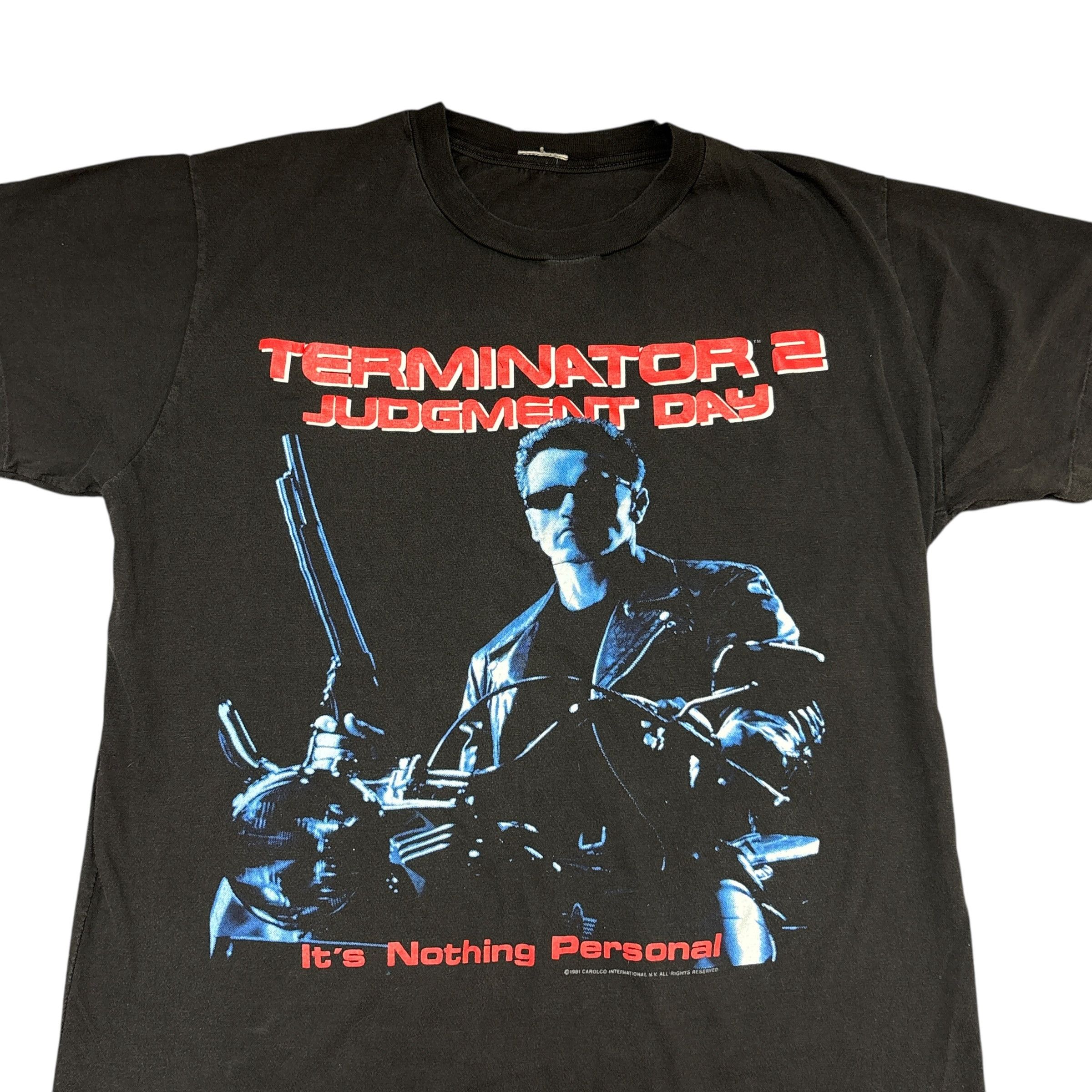 Vintage Vintage Terminator 2 Shirt 90s Single Stitch Movie Promo Tee Size US M / EU 48-50 / 2 - 2 Thumbnail