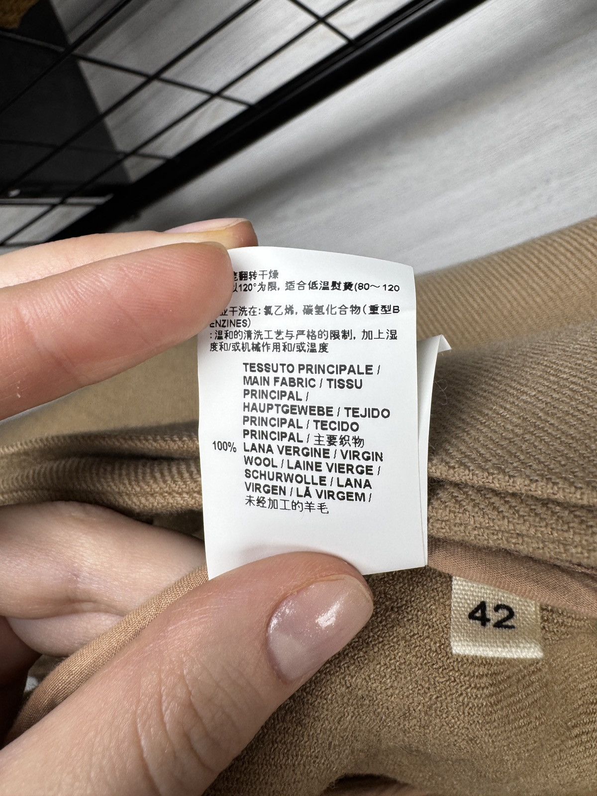 Marni Marni Women's Jacket Size 42 Tan 100% Wool Bomber Coat Size M / US 6-8 / IT 42-44 - 10 Thumbnail