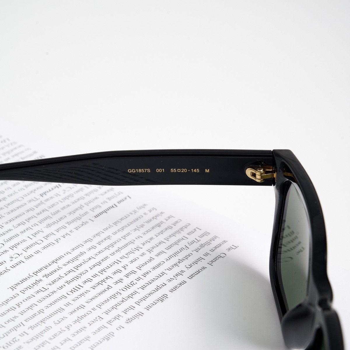 Gucci GUCCI GG1857S 001 SUNGLASSES Size ONE SIZE - 4 Thumbnail