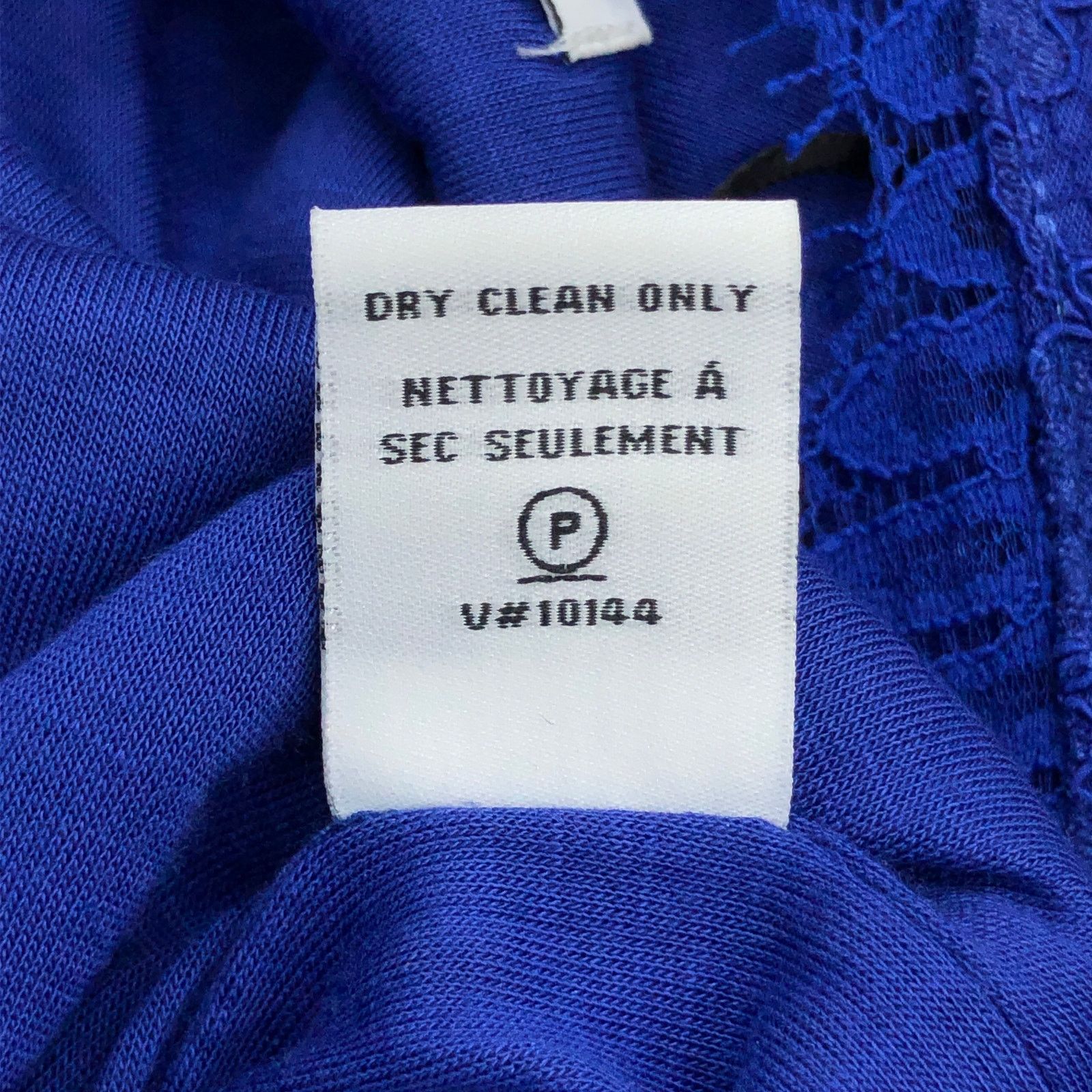 Diane von Furstenberg Diane Von Furstenberg DVF Size 2 Dress Zarita Lace Blue Size XS / US 0-2 / IT 36-38 - 13 Thumbnail