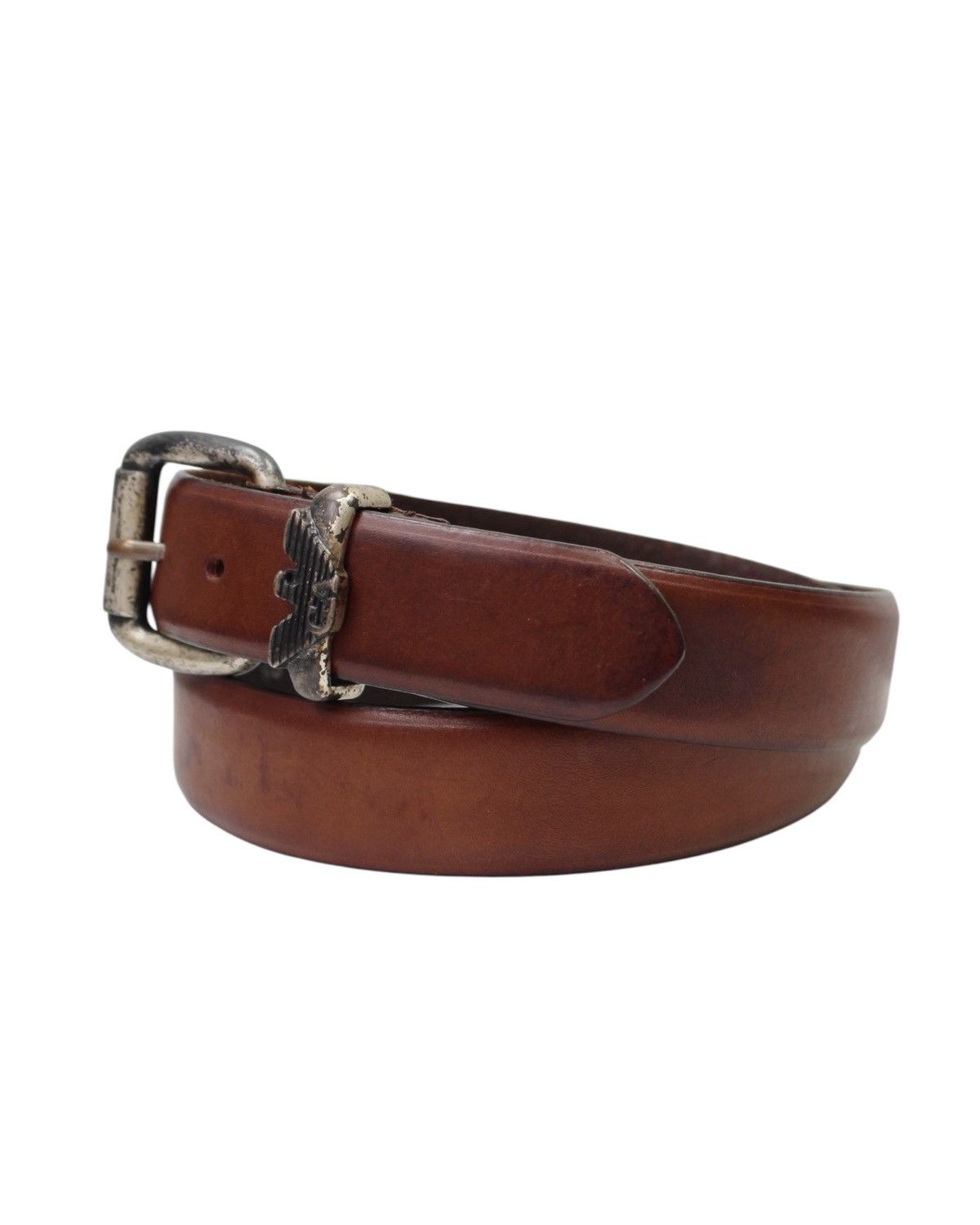 Giorgio Armani 2000s ARMANI JEANS LEATHER BELT Size ONE SIZE - 2 Thumbnail