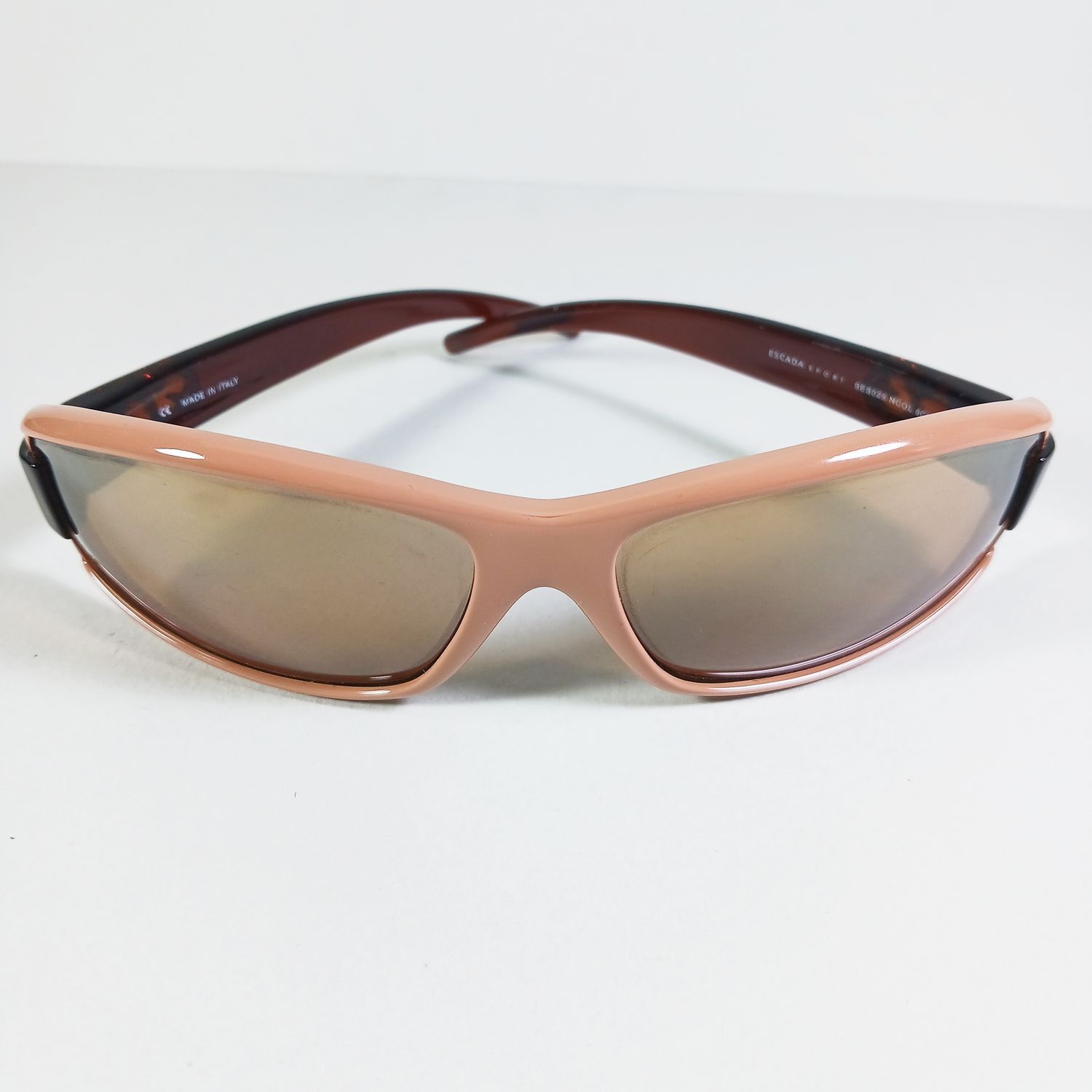 Escada Escada Sport SES025 Nude/Brown Wrap Designer Wrap Sunglasses Size ONE SIZE - 6 Thumbnail