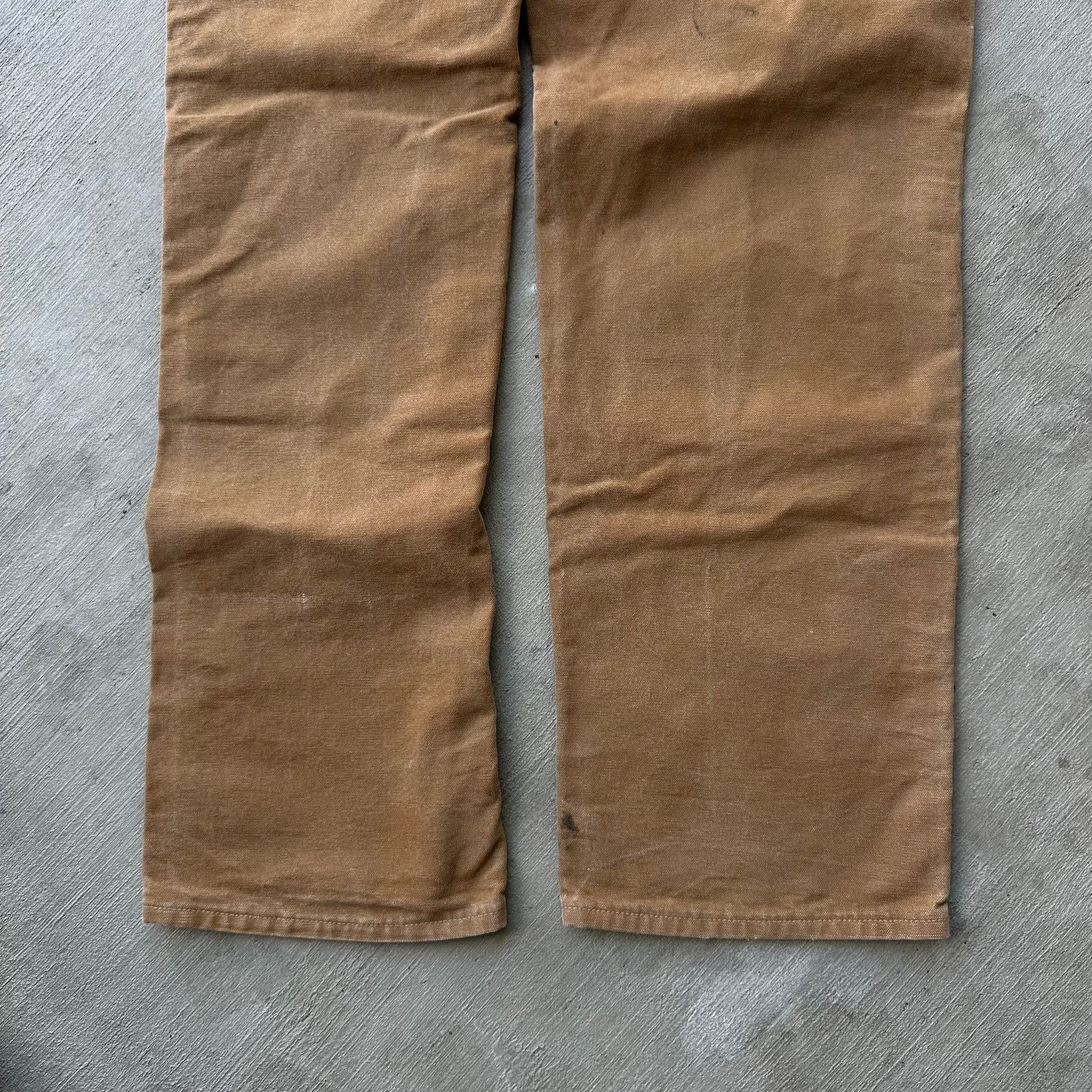 Carhartt × Vintage Carhartt brown double knee work wear carpenter pants 30x35 Size US 30 / EU 46 - 7 Thumbnail