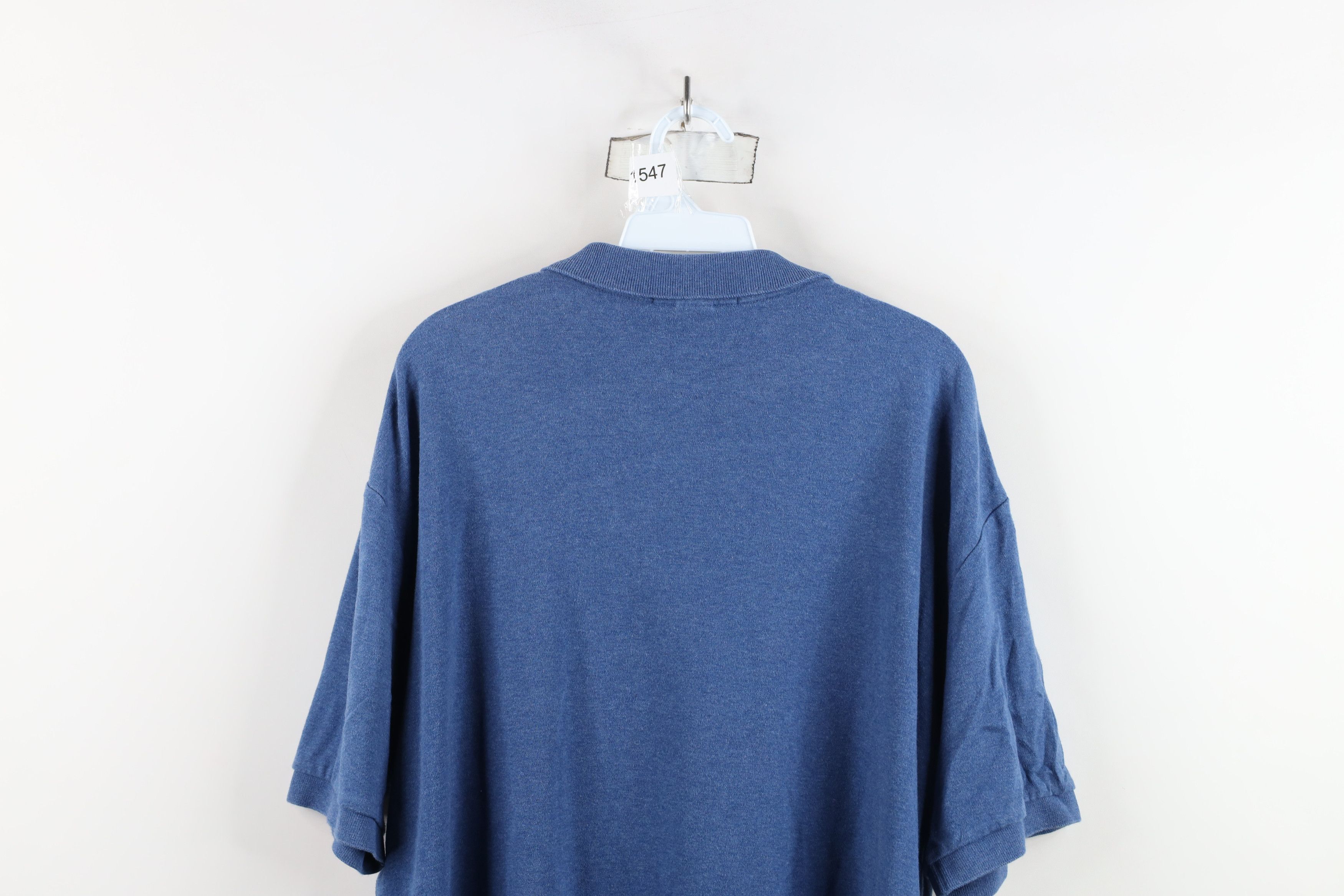 Ralph Lauren × Vintage Vintage 90s Ralph Lauren Cotton Touch Knit Golf Polo Shirt Size US XL / EU 56 / 4 - 10 Thumbnail