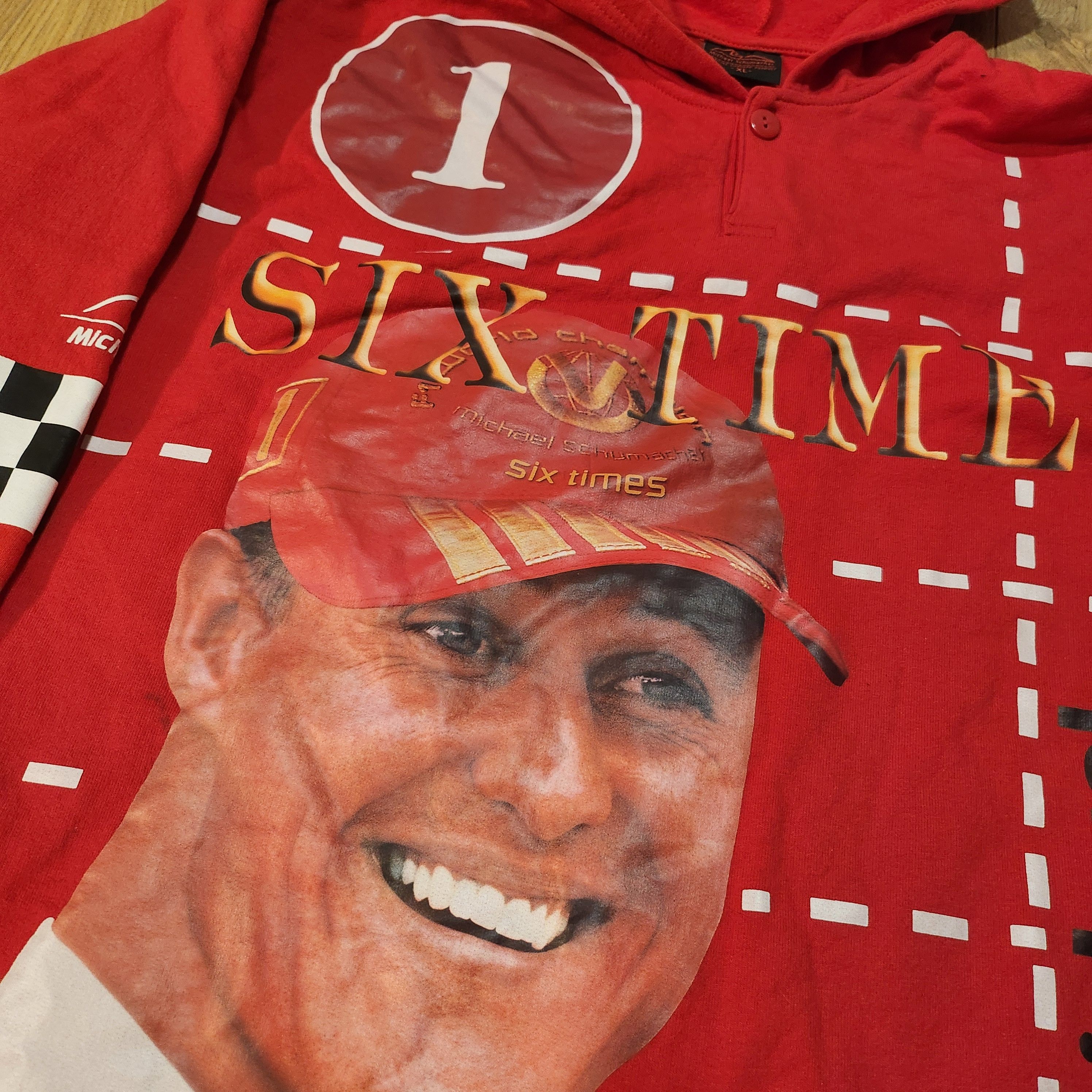 Ferrari × Formula 1 Vintage Michael Schumacher 2003 Champion Ferrari Hoodie Size US XL / EU 56 / 4 - 2 Thumbnail