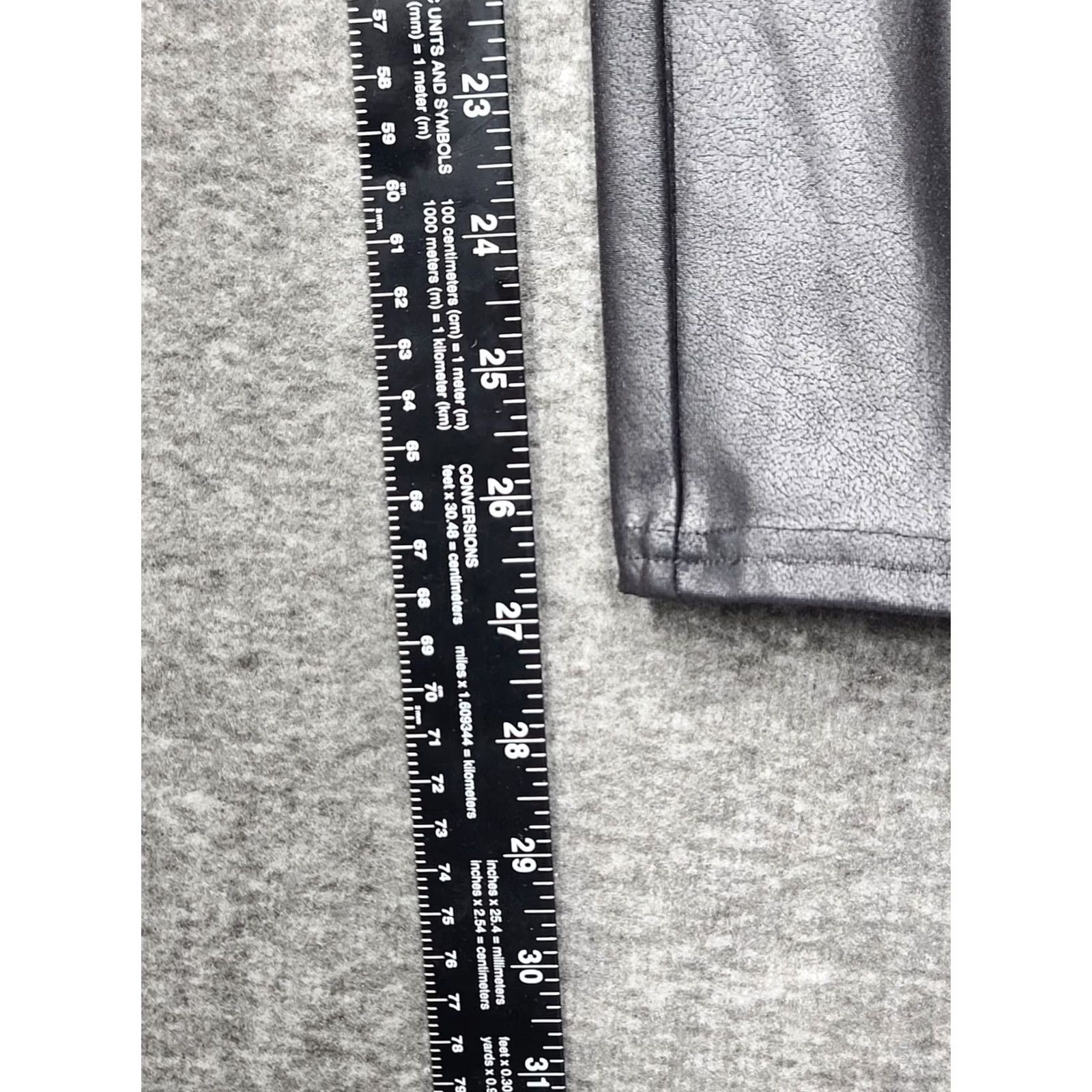 Spanx Spanx Faux Leather Side Stripe Leggings Black White Women M Medium Slimming Tummy Control Shaping High Rise Casual Winter Fall Spring Size 32" / US 10 / IT 46 - 6 Thumbnail