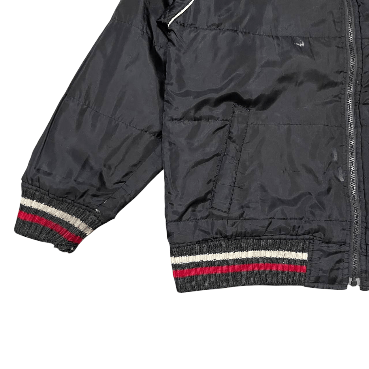 Japanese Brand Vintage 76 Lubricant Racing Oil Puffer Jacket Reversible Size US L / EU 52-54 / 3 - 16 Thumbnail