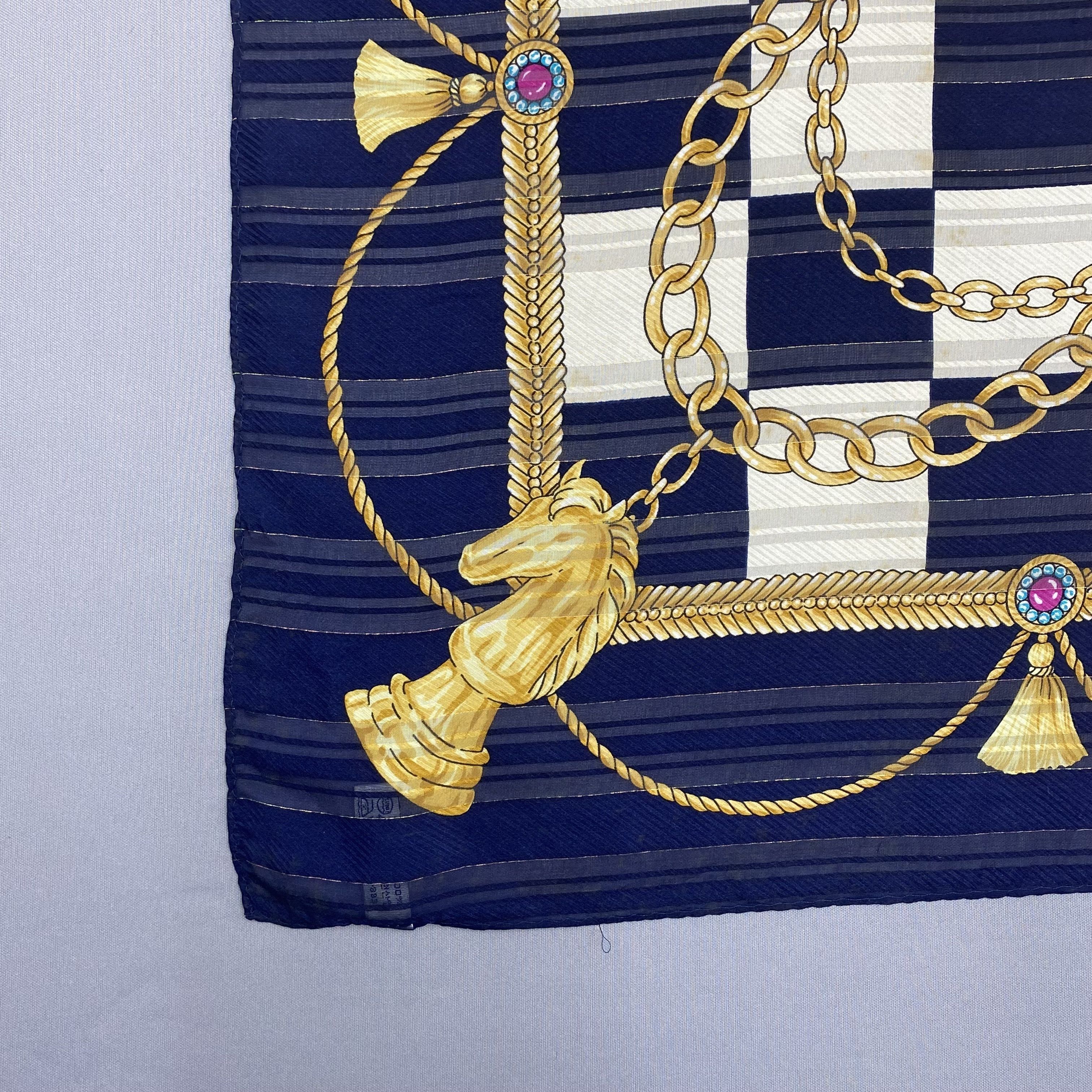 Japanese Brand Vintage Luciano Soprani SILK Scarf Twill Stole Wraps Scarves Size ONE SIZE - 8 Thumbnail