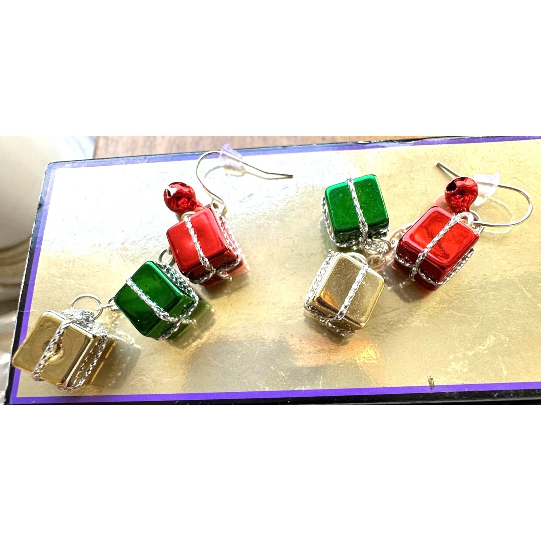 Handmade Christmas Gift Earrings Dangle Hooks New Festive Presents Ho Size ONE SIZE - 11 Thumbnail