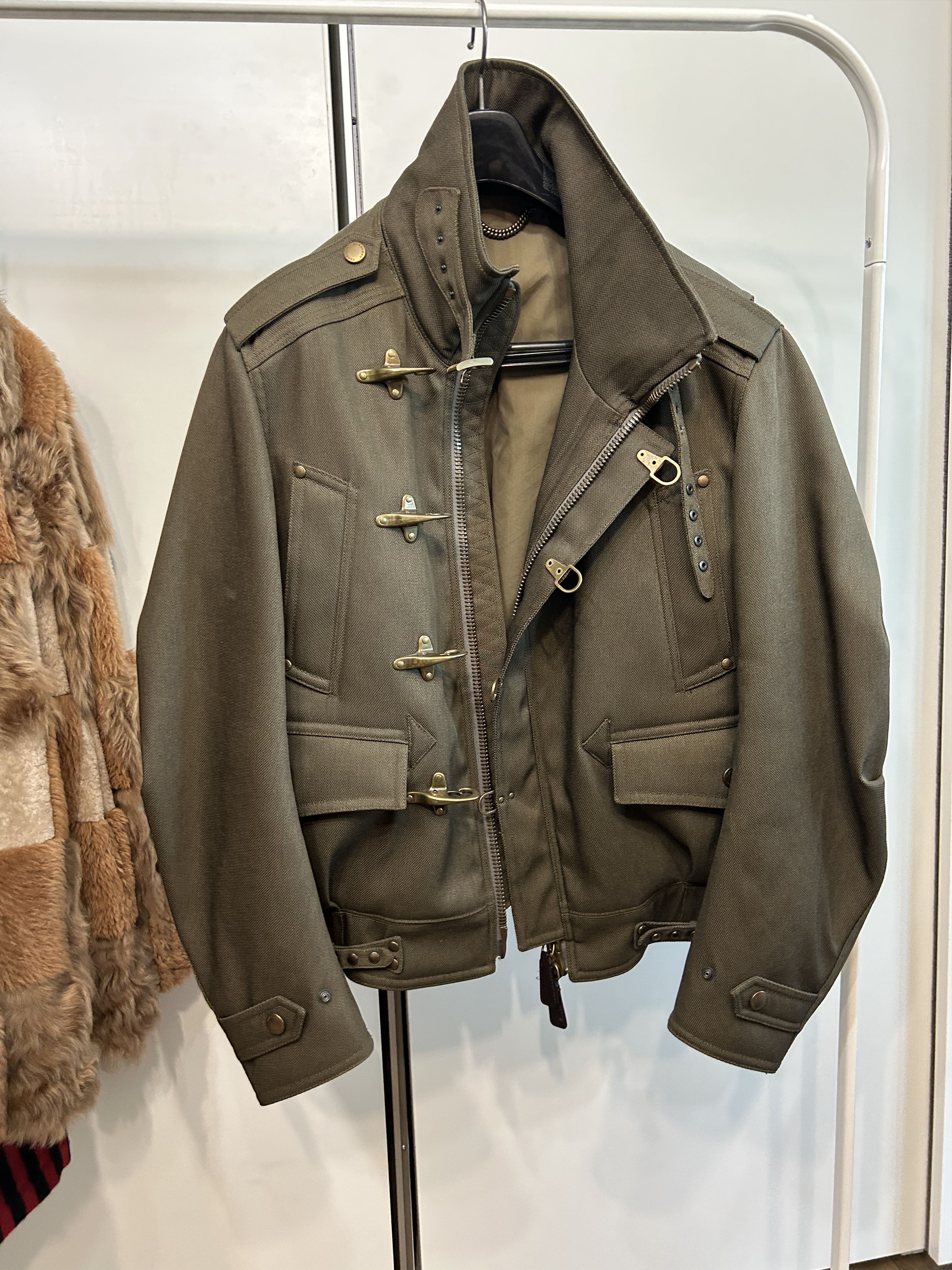 Burberry Prorsum BURBERRY PRORSUM Motorcycle Military Jacket Size US L / EU 52-54 / 3 - 10 Thumbnail