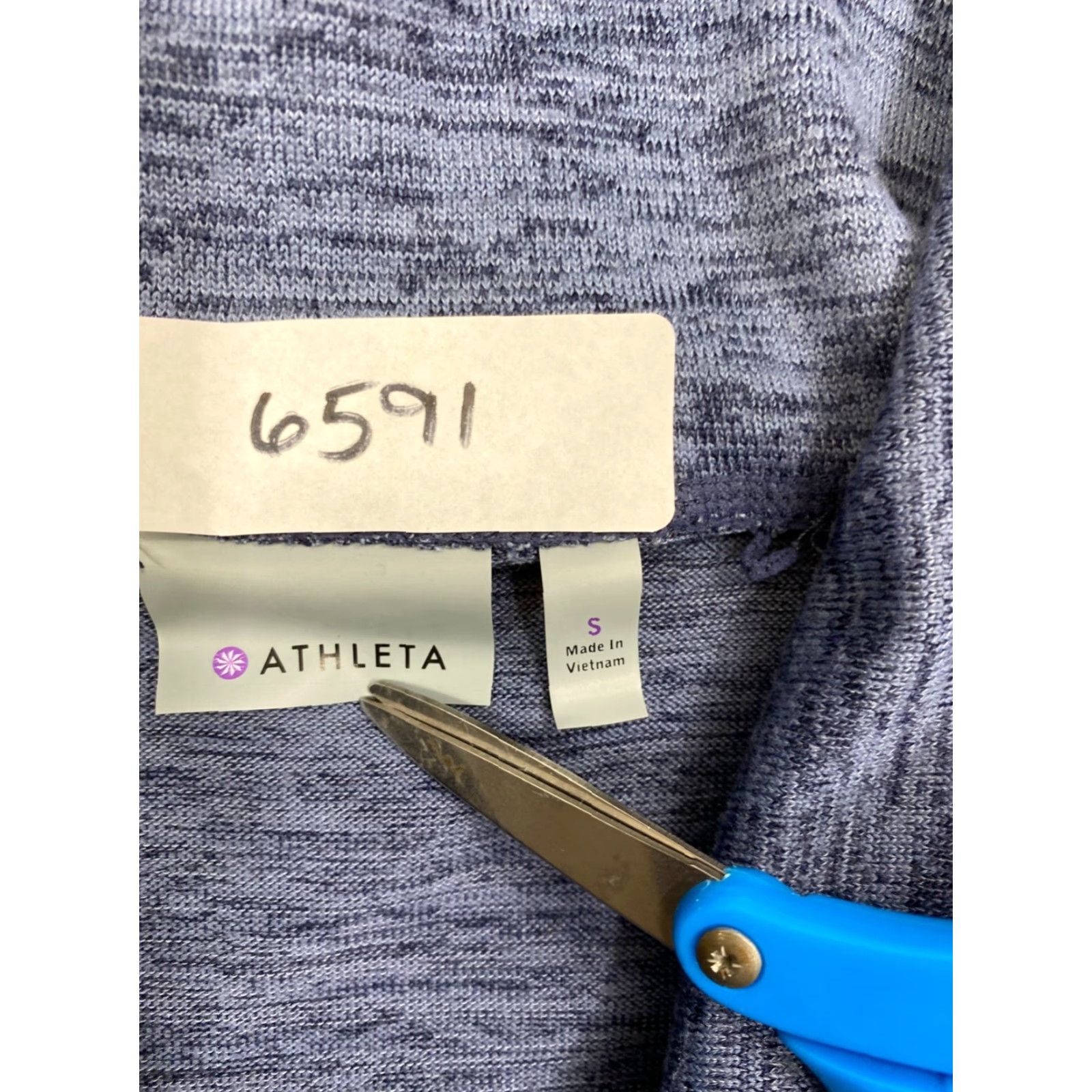 Athleta Athleta Womens Long Hoodie Small Heather Blue Casual Activewear #6591 Size S / US 4 / IT 40 - 3 Thumbnail