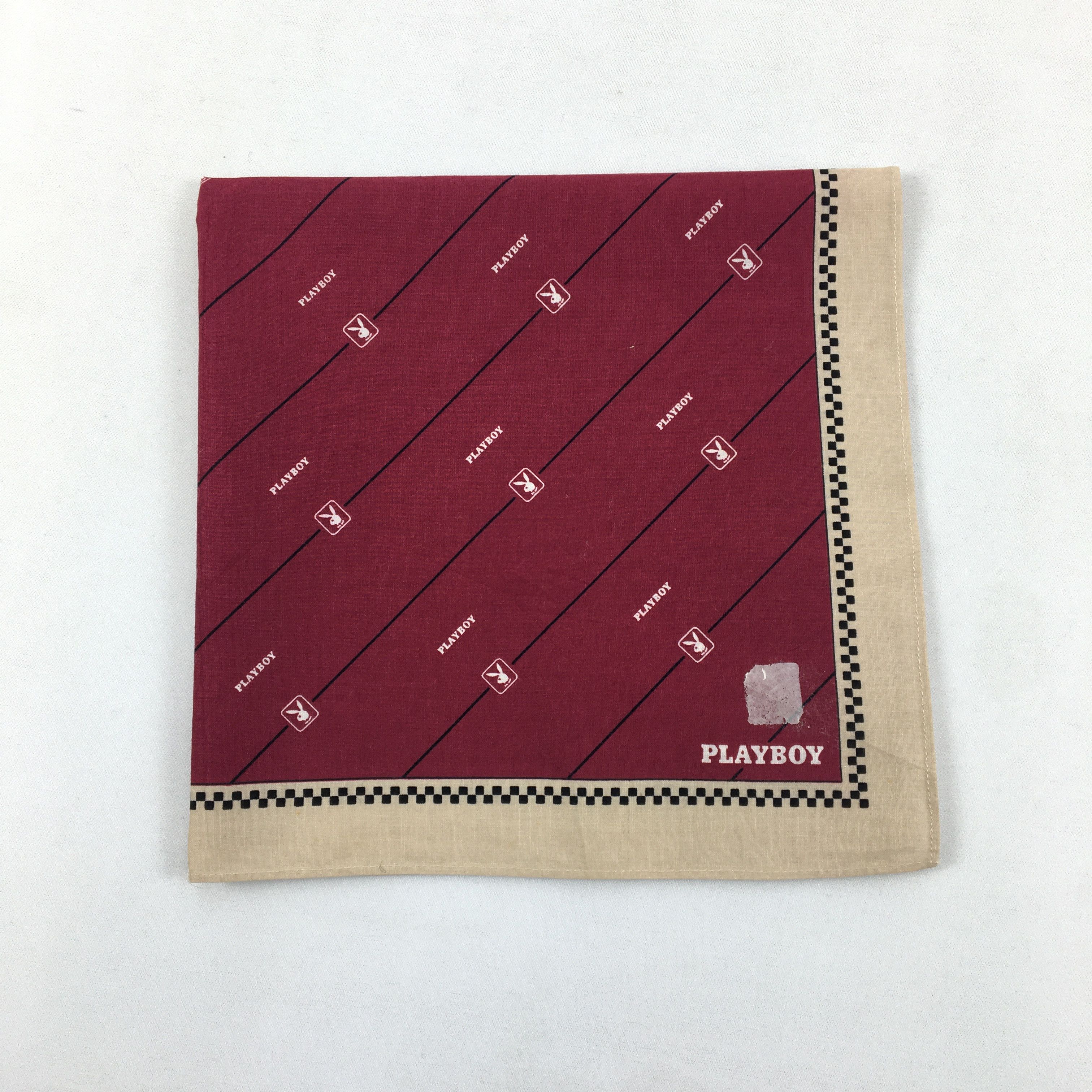 Playboy Vintage Playboy Handkerchief Neckerchief Bandana Size ONE SIZE - 4 Thumbnail