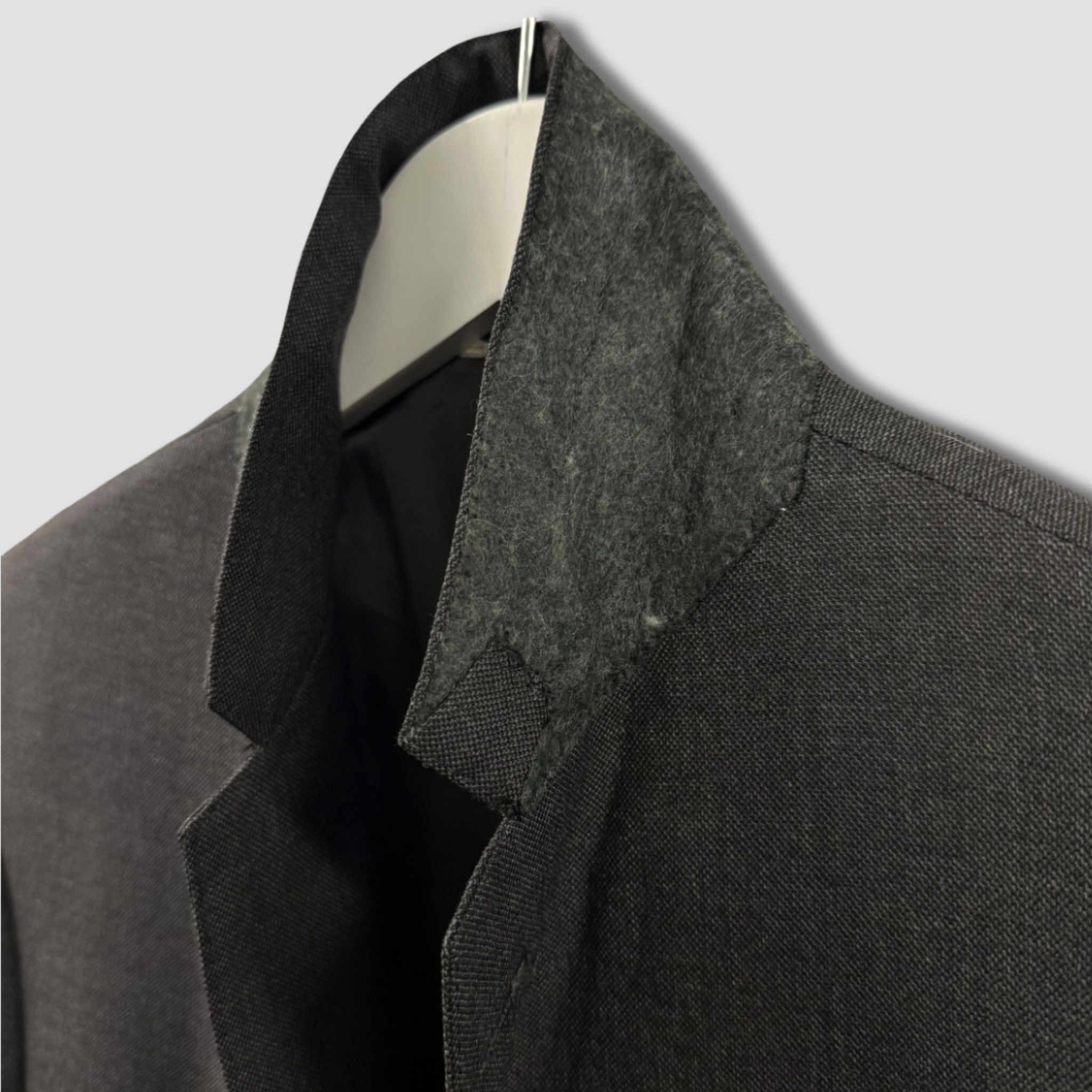 Thom Browne THOM BROWNE Dark Grey 3 Button Wool Blazer Jacket Size 36R - 5 Thumbnail