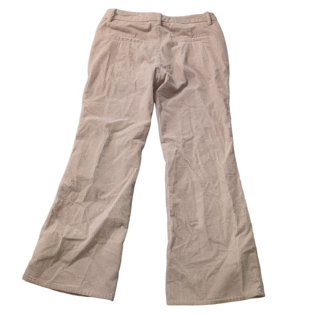 Massimo Dutti Massimo Dutti Cream Corduroy Flared Y2K Pants Size 4 Size 27" / US 4 / IT 40 - 6 Thumbnail