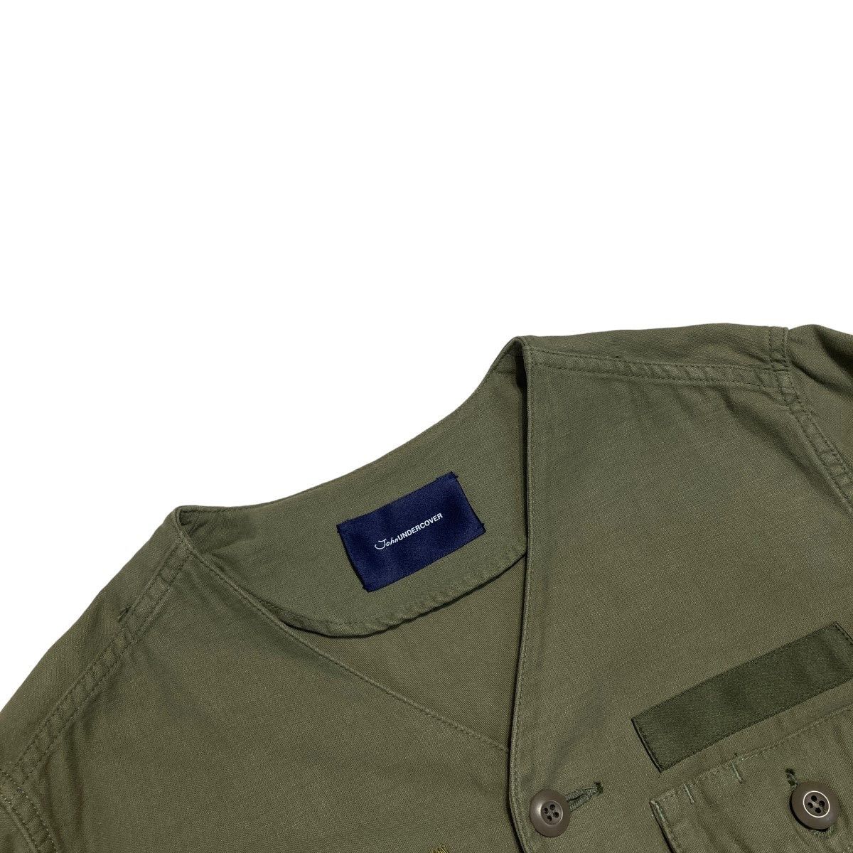 Yohji Yamamoto Yohji Yamamoto Switching long shirt JUR4404-1 Size US M / EU 48-50 / 2 - 3 Thumbnail