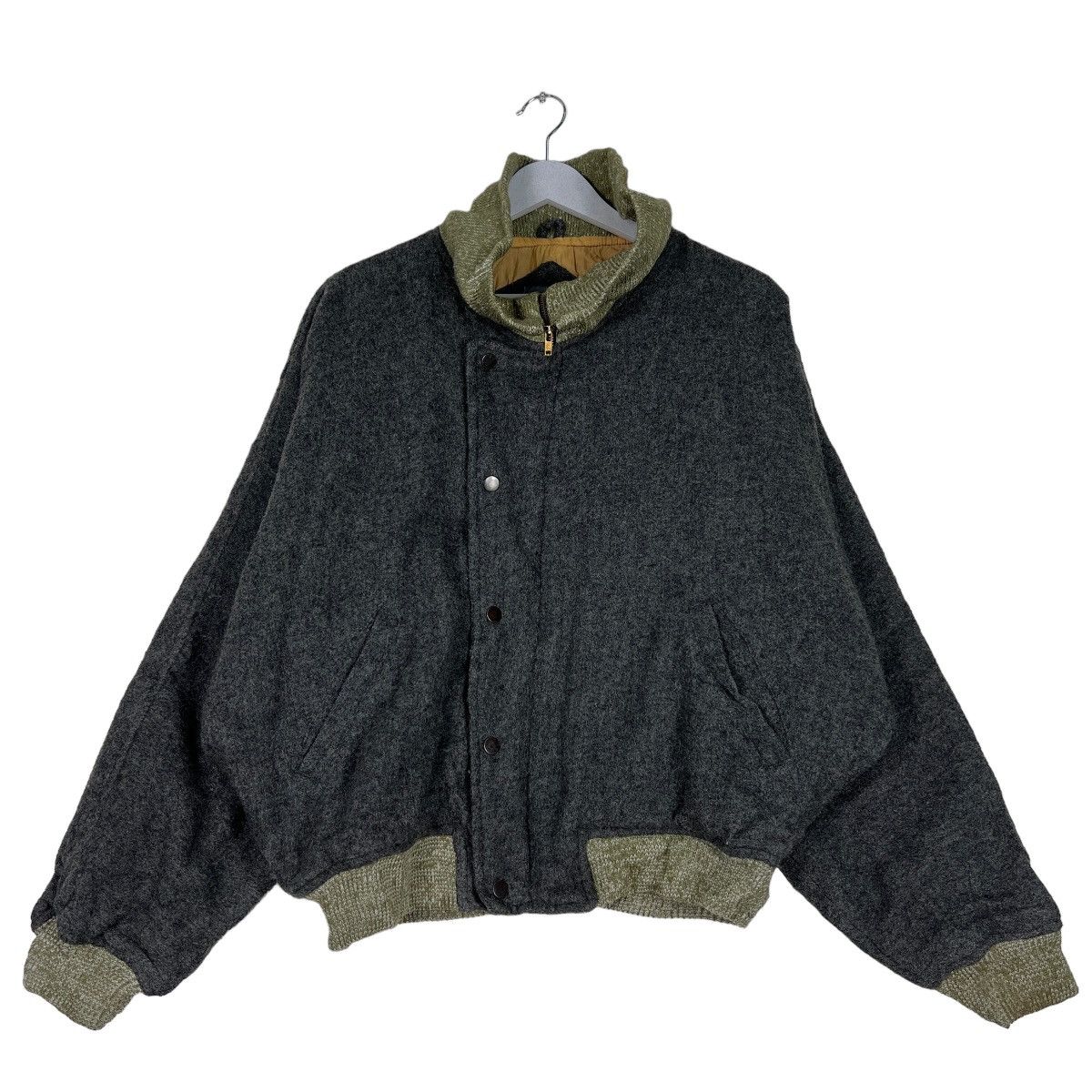 🔥 R & L INSPIRE BY ISSEY MIYAKE WOOL BOMBER JACKET