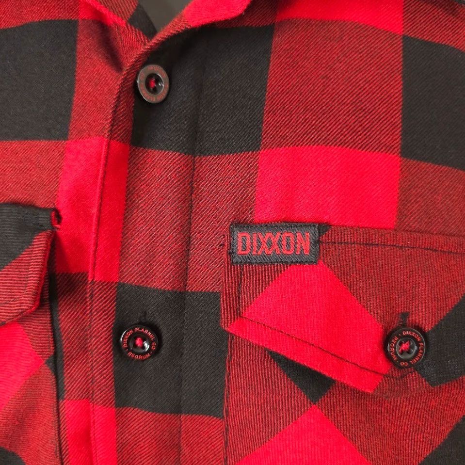Vintage Dixxon Flannel Shirt Mens Size Medium Red The Shining Horror Plaid Shirt Size US M / EU 48-50 / 2 - 3 Thumbnail