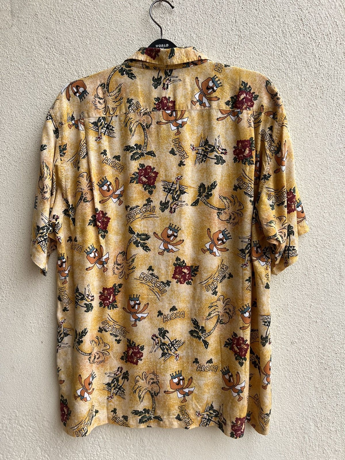 Vintage Resocha JAL Japan Hula Girl Oversized Rayon Hawaiian Size US L / EU 52-54 / 3 - 14 Thumbnail