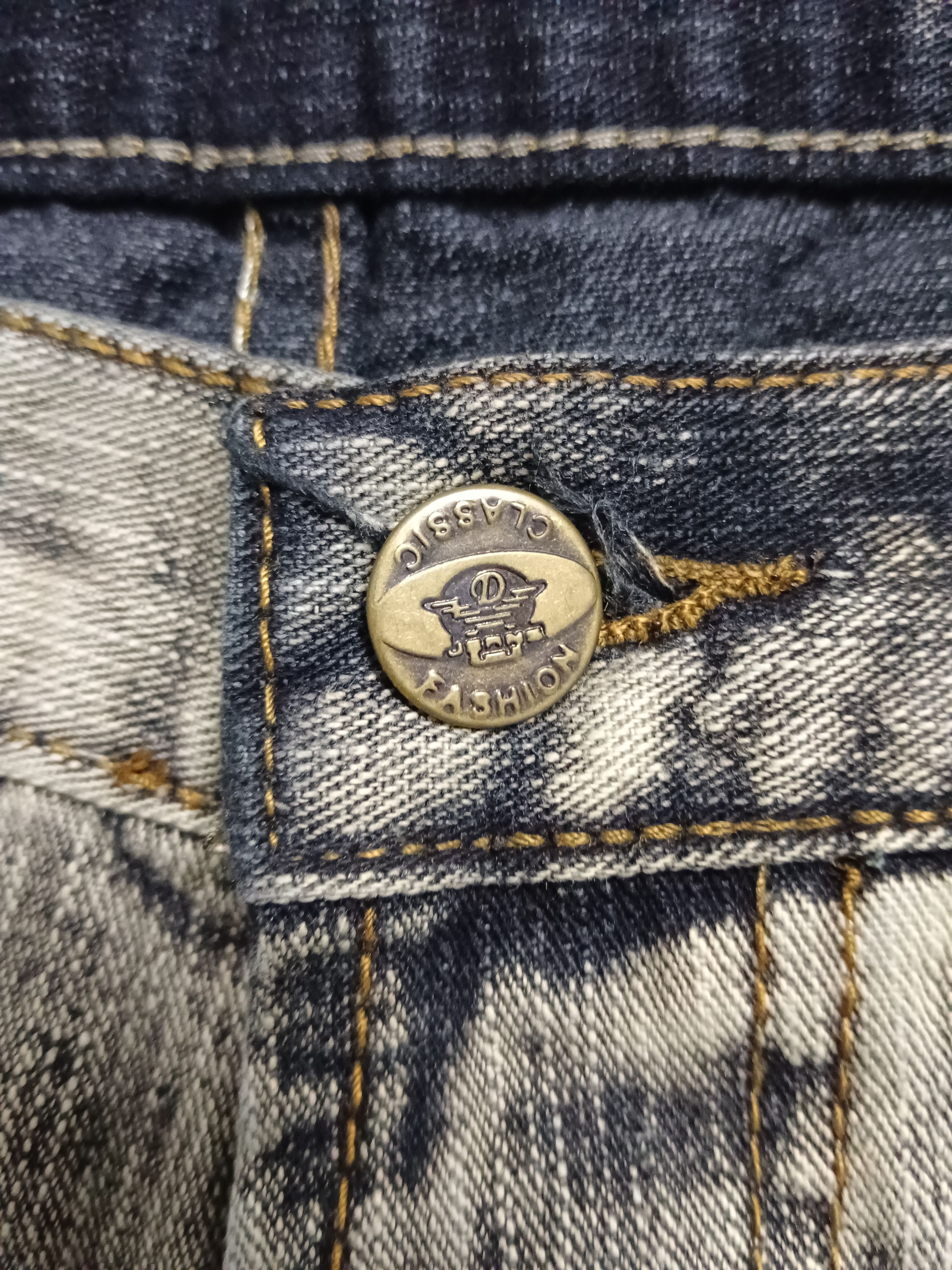50 Cent Seditionaries Mudwash Skull Baggy Jeans Size US 32 / EU 48 - 9 Thumbnail