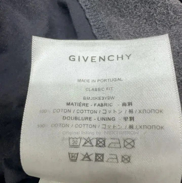 Givenchy Givenchy SS23 Tear Detail Logo Print Sweatshirt. Size US L / EU 52-54 / 3 - 5 Thumbnail