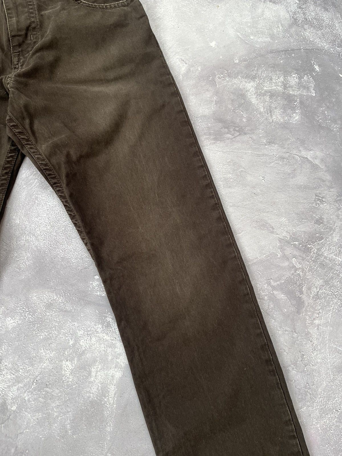 Carhartt Carhartt Slim Pant Denim leather logo Size 33/32 Size US 33 - 4 Thumbnail