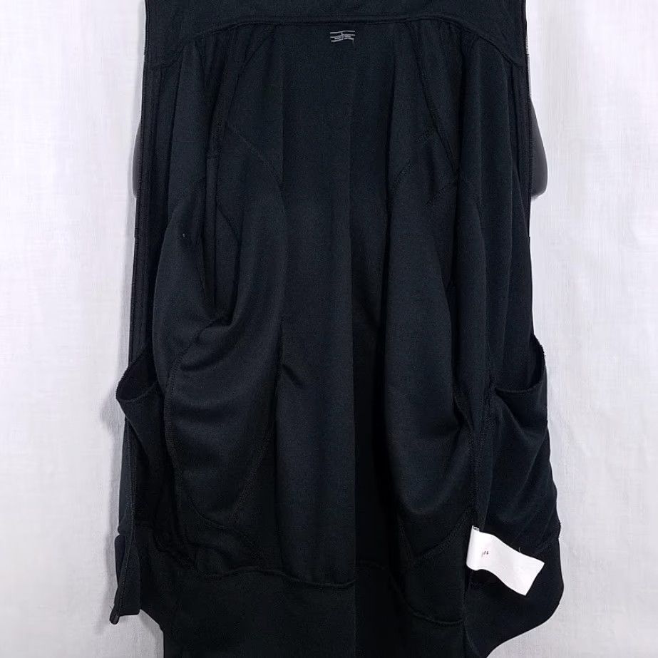 Vintage Microsoft Track Jacket Womens Size Large Black Full Zip Thumb Holes Shirt Size L / US 10 / IT 46 - 6 Thumbnail