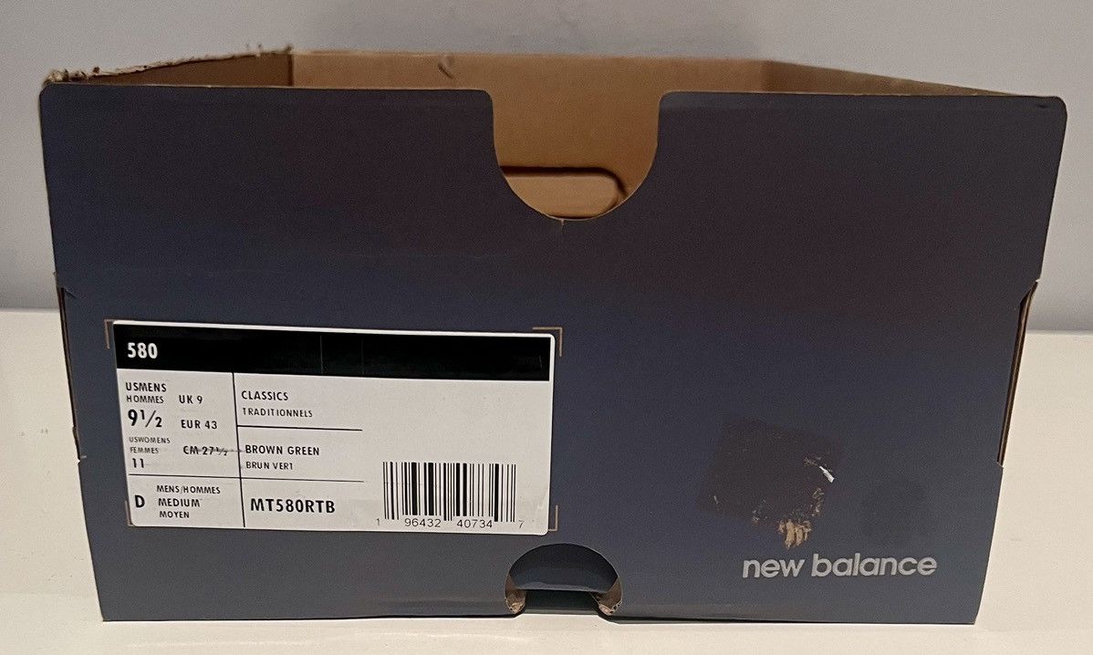New Balance × Other Authentic New Balance 580 Beef and Broccoli 9.5 Mahogany Size US 9.5 / EU 42-43 - 8 Thumbnail