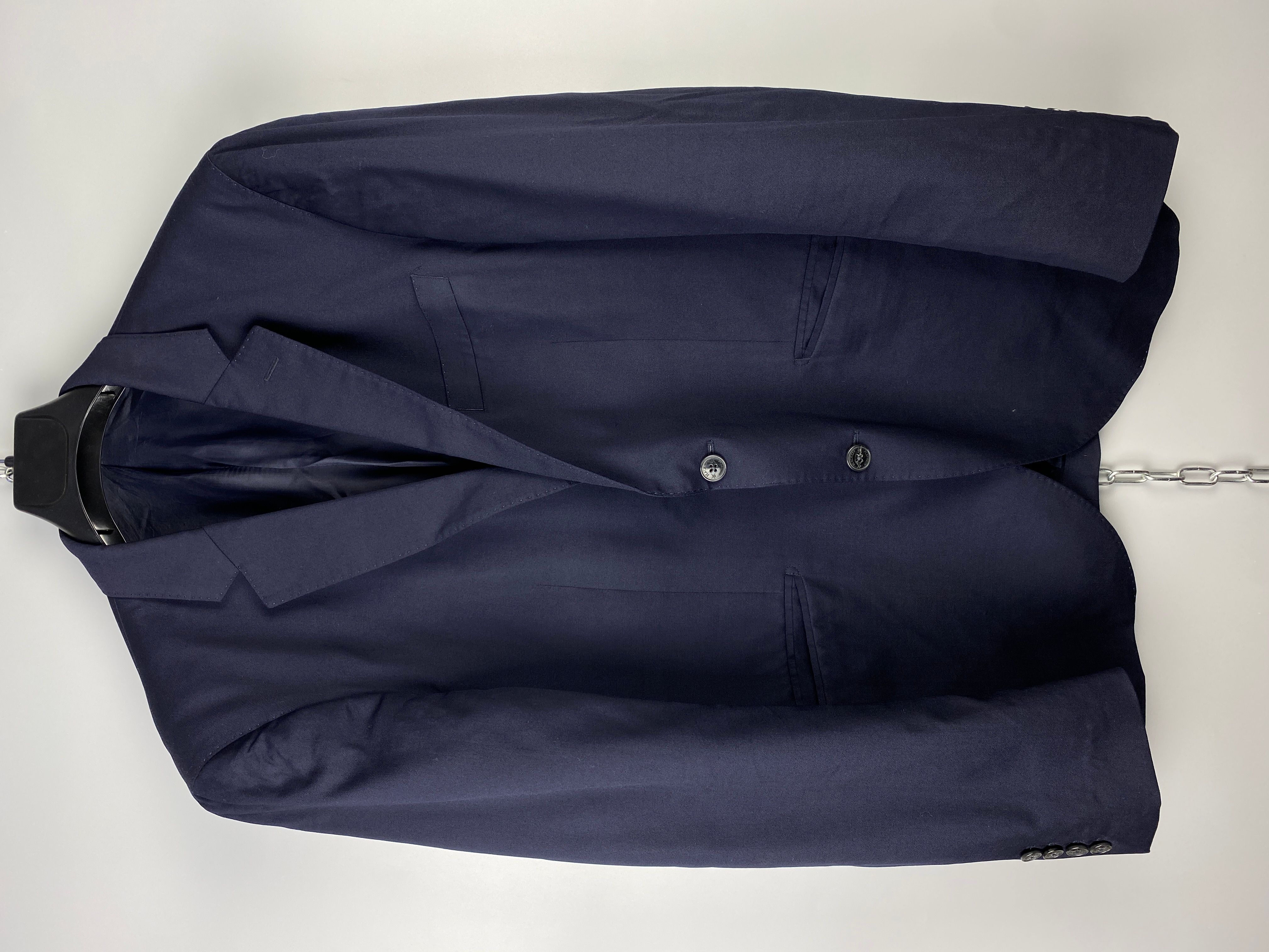 Pre-owned Hackett X Loro Piana Hackett Ing Loro Piana Wool Button Sport Suit Blazer Jacket In Blue