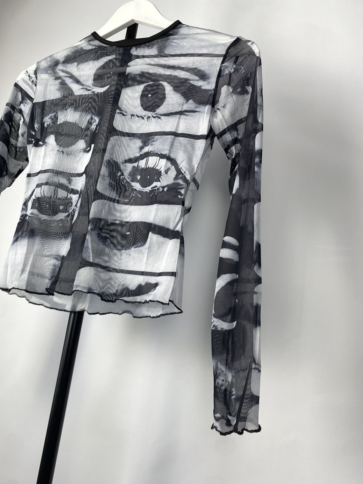 Designer × Japanese Brand Save The Queen Jean Paul Gaultier Style Mesh Top Blouses Size M / US 6-8 / IT 42-44 - 4 Thumbnail
