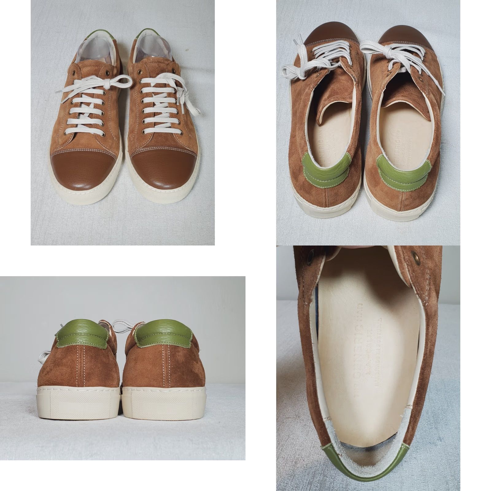 Vintage VINTAGE The Generic Man Low Top Sneakers Brown Leather Handmade Portugal Men US 10.5 Casual Sneakers Size US L / EU 52-54 / 3 - 8 Thumbnail