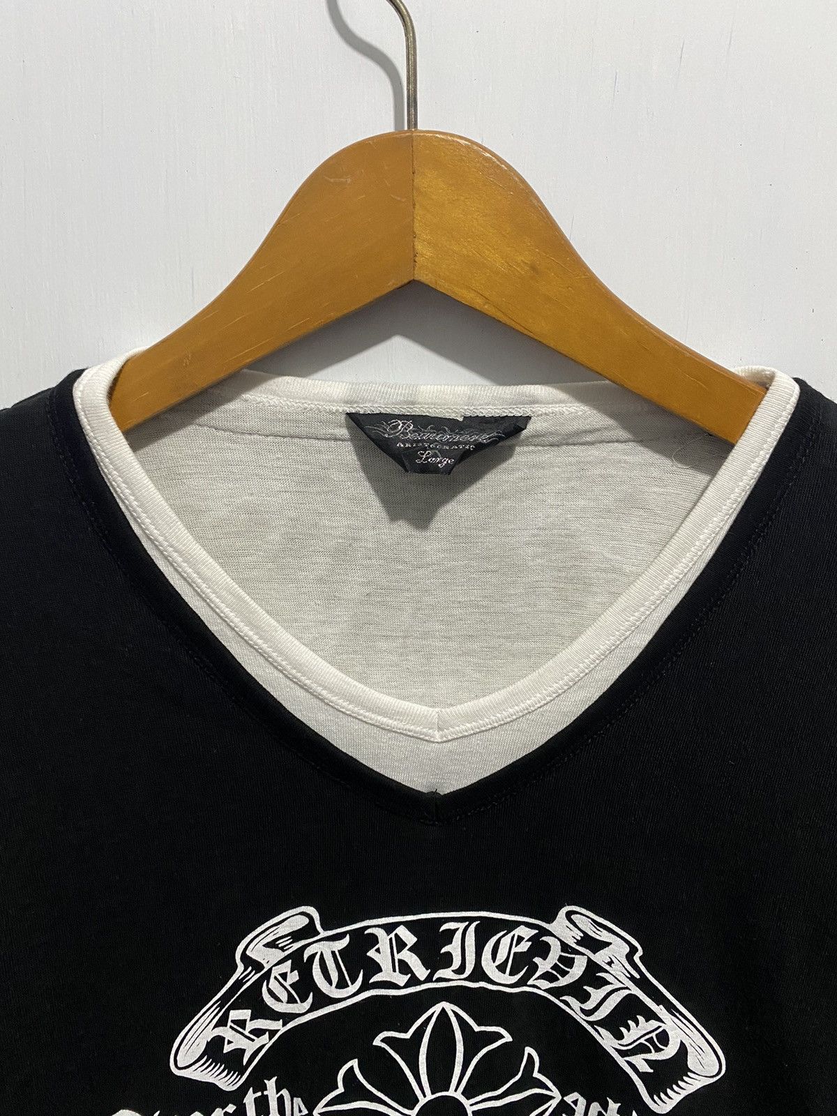 Japanese Brand Double Layers Beaumere Poem Chrome Heart Style Longsleeve Tee Size US L / EU 52-54 / 3 - 5 Thumbnail