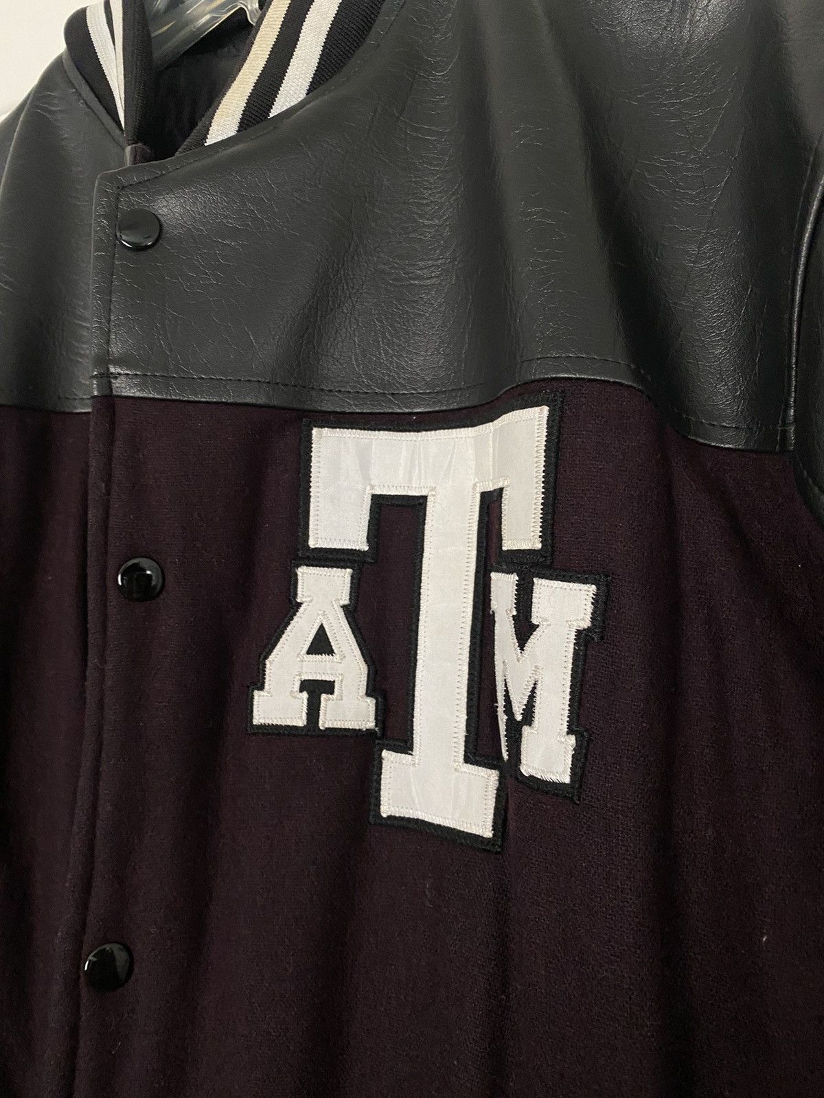 Vintage Texas A&M Aggies Varsity Jacket Size US L / EU 52-54 / 3 - 2 Thumbnail