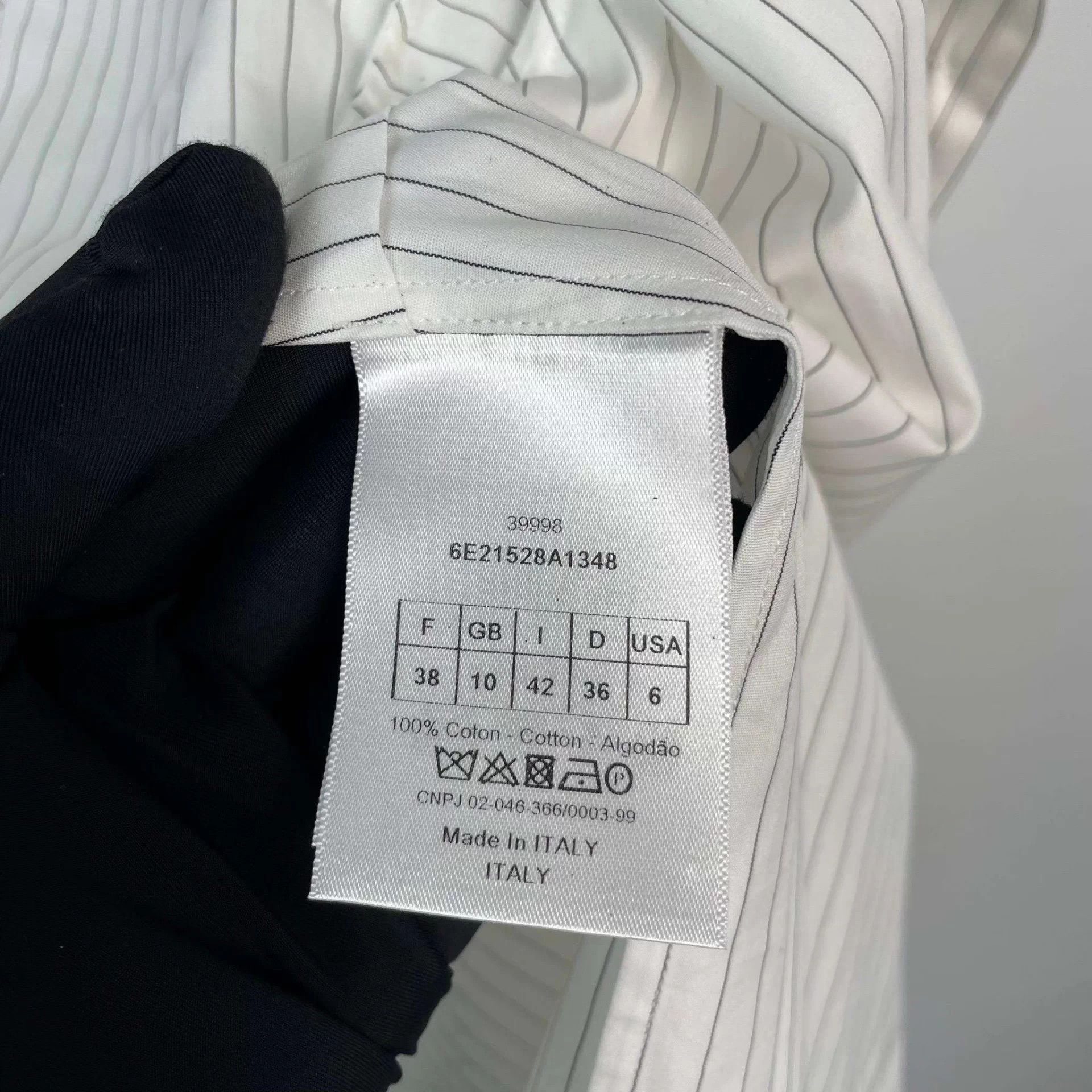 Dior Dior White Shirt 38 Size S / US 4 / IT 40 - 4 Thumbnail