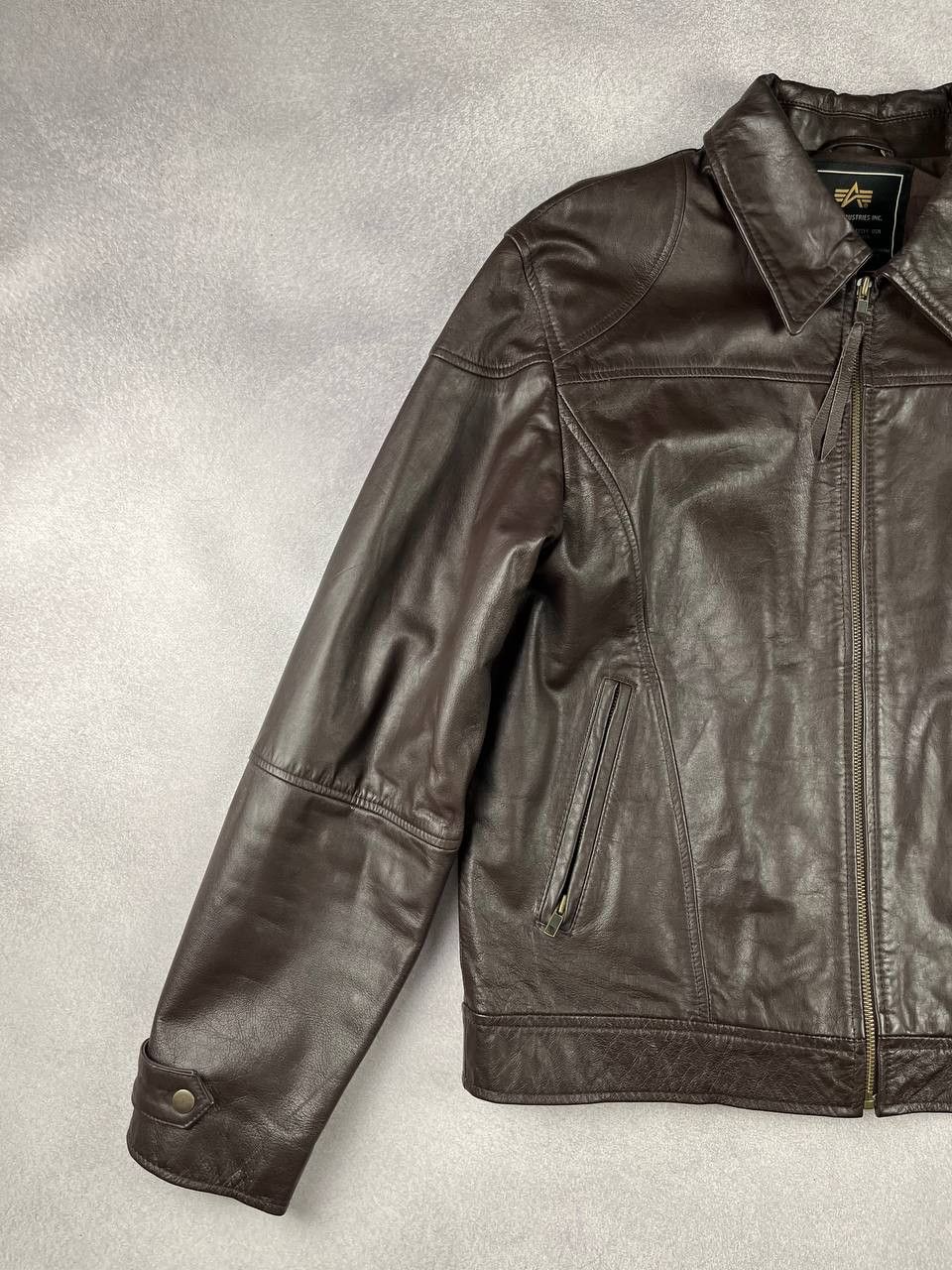 Alpha Industries Vintage Leather Alpha Industries Jacket L size Size US L / EU 52-54 / 3 - 2 Thumbnail