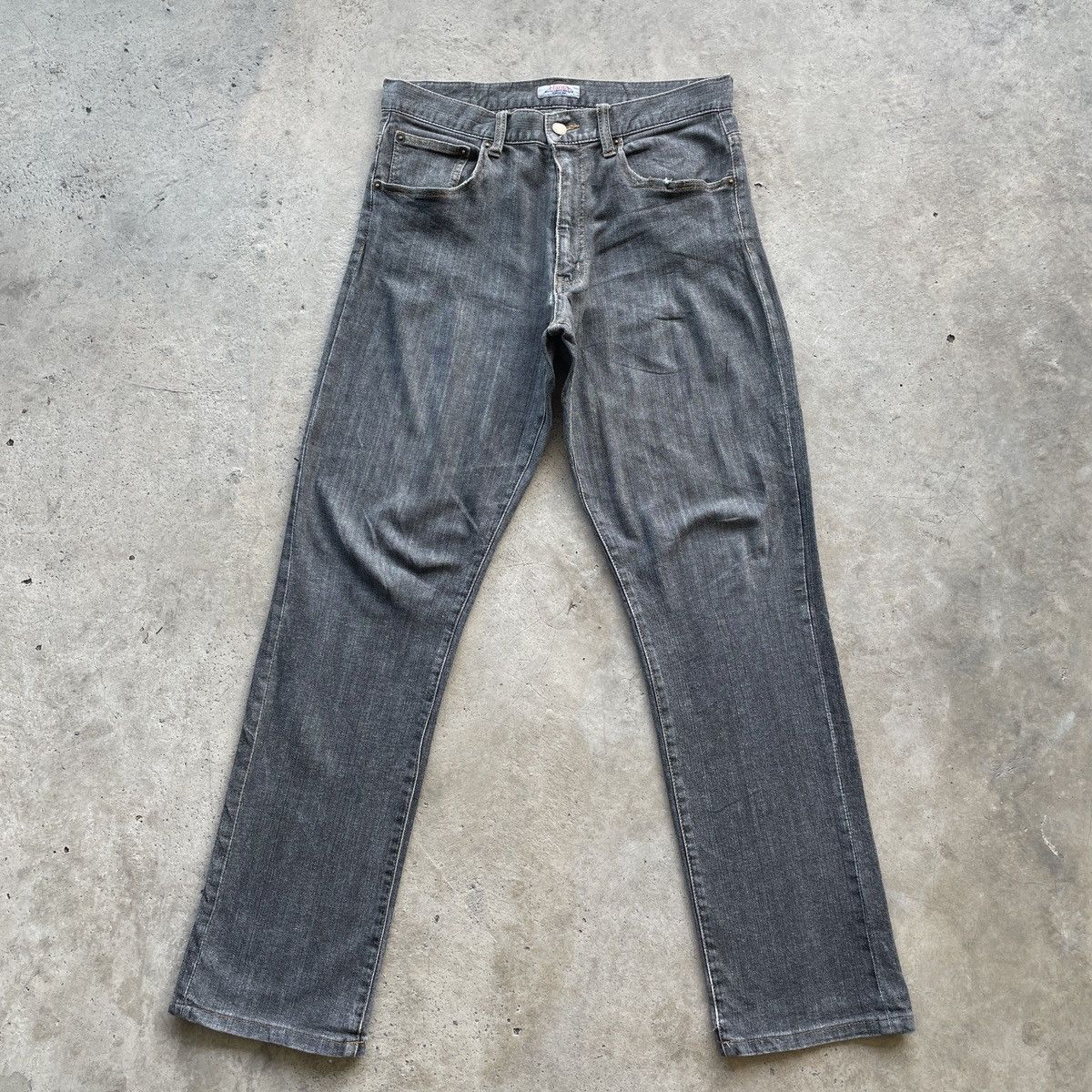 Hanes W31x30.5💥 Vintage Hanes Black Faded Denim Jeans Pants Size US 31 - 1 Thumbnail