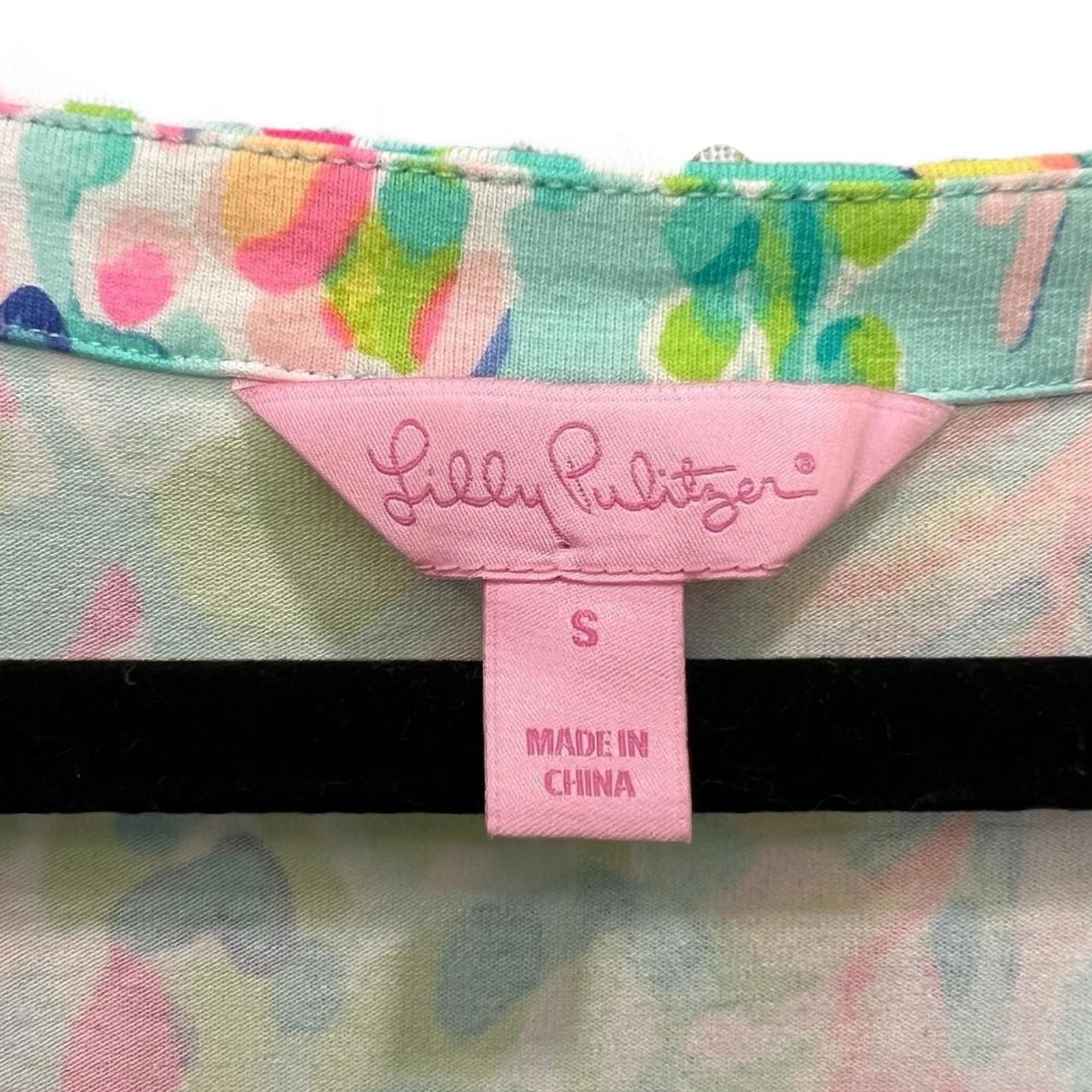 Other Lilly Pulitzer Lula In Catch The Wave Dress Size S / US 4 / IT 40 - 3 Thumbnail