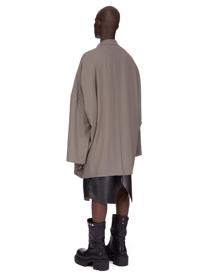 Rick Owens BNWT SS25 RICK OWENS "HOLLYWOOD" ARROWHEAD JMF COAT 44 Size US S / EU 44-46 / 1 - 12 Thumbnail