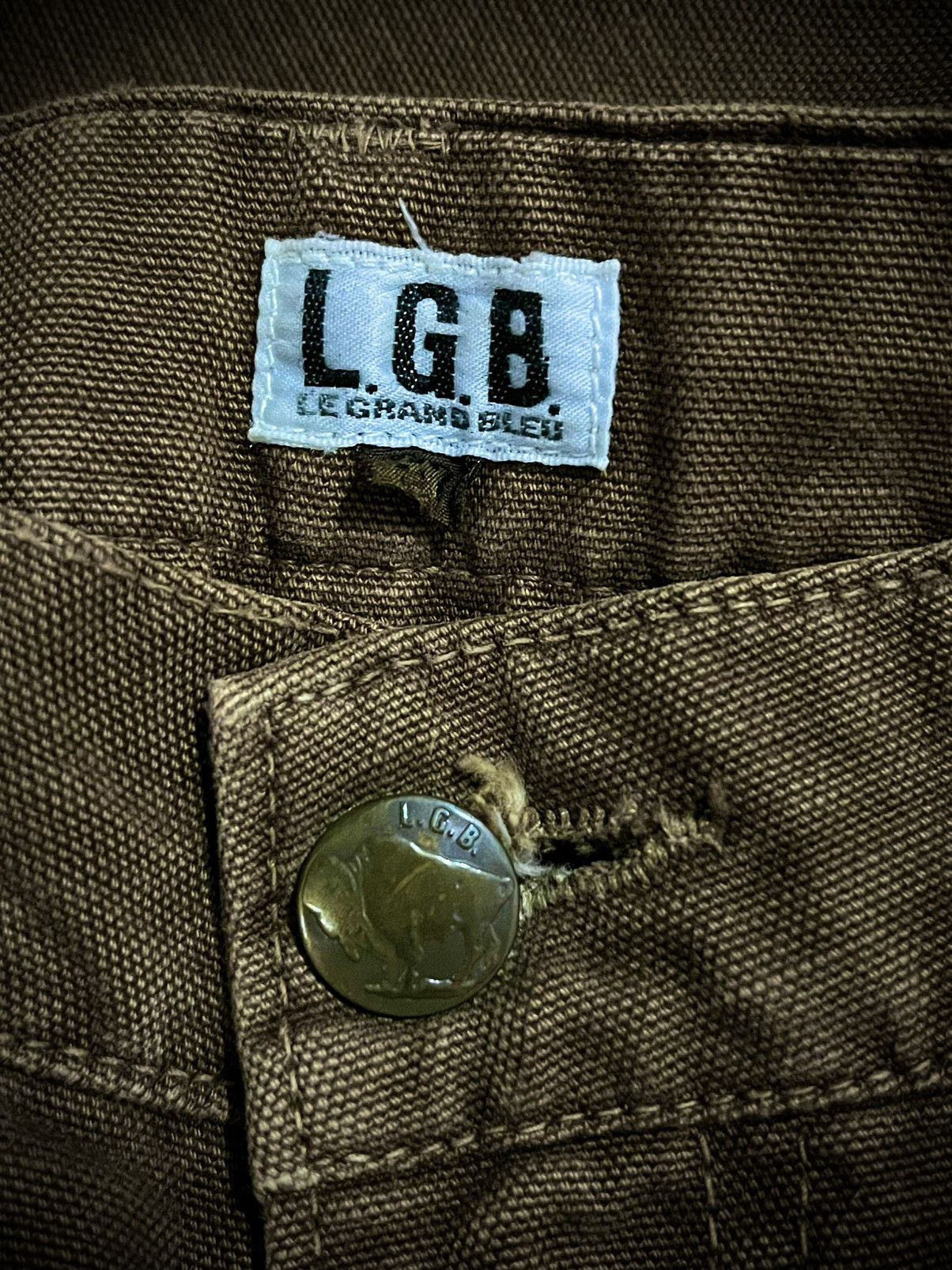 Le Grande Bleu (L.G.B.) Rare L.G.B Le Grande Bleu Kanvas Pants LGB Pants Size US 28 / EU 44 - 11 Thumbnail