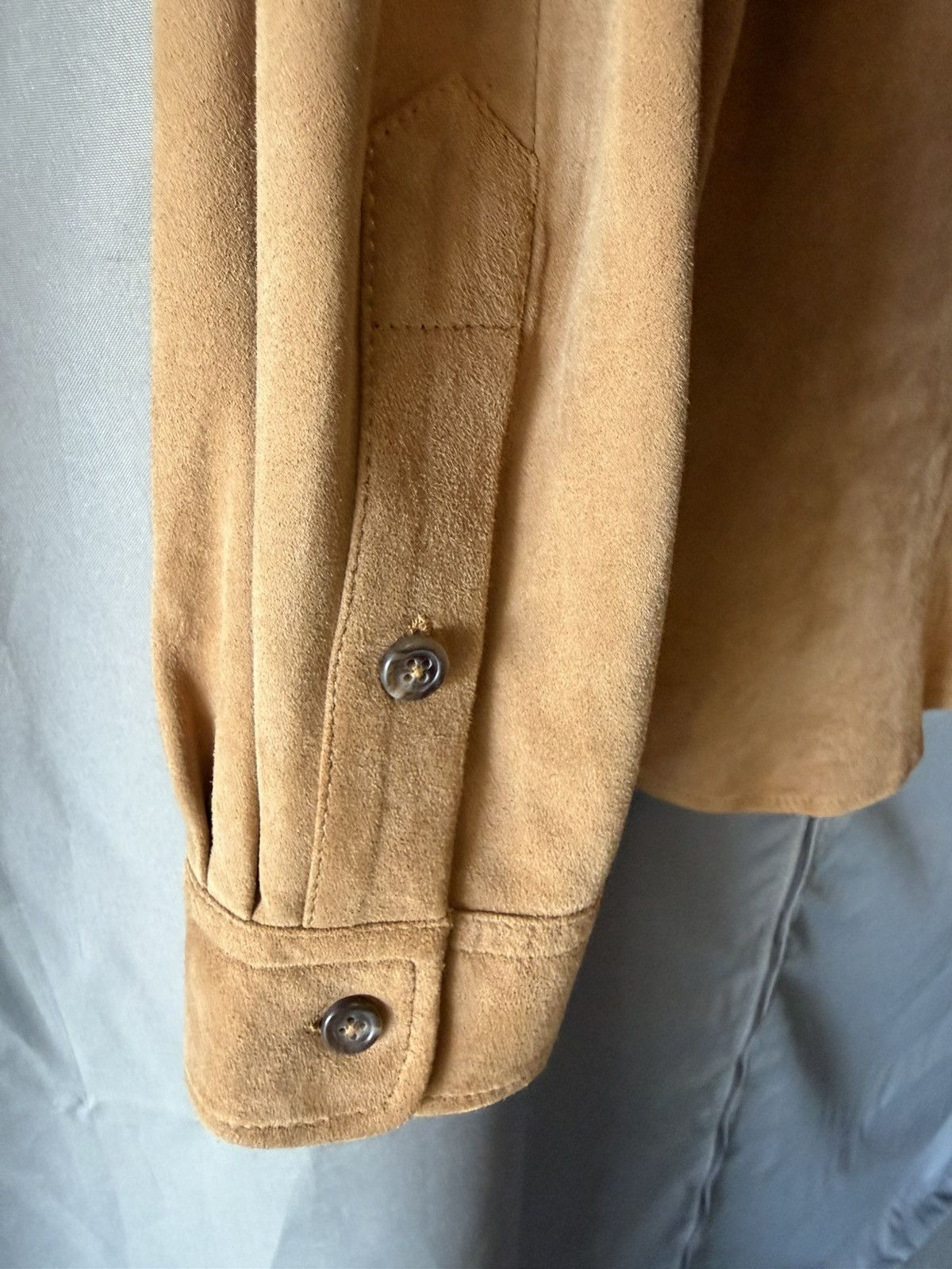 Polo Ralph Lauren polo leather shirt sz L Size US L / EU 52-54 / 3 - 9 Thumbnail