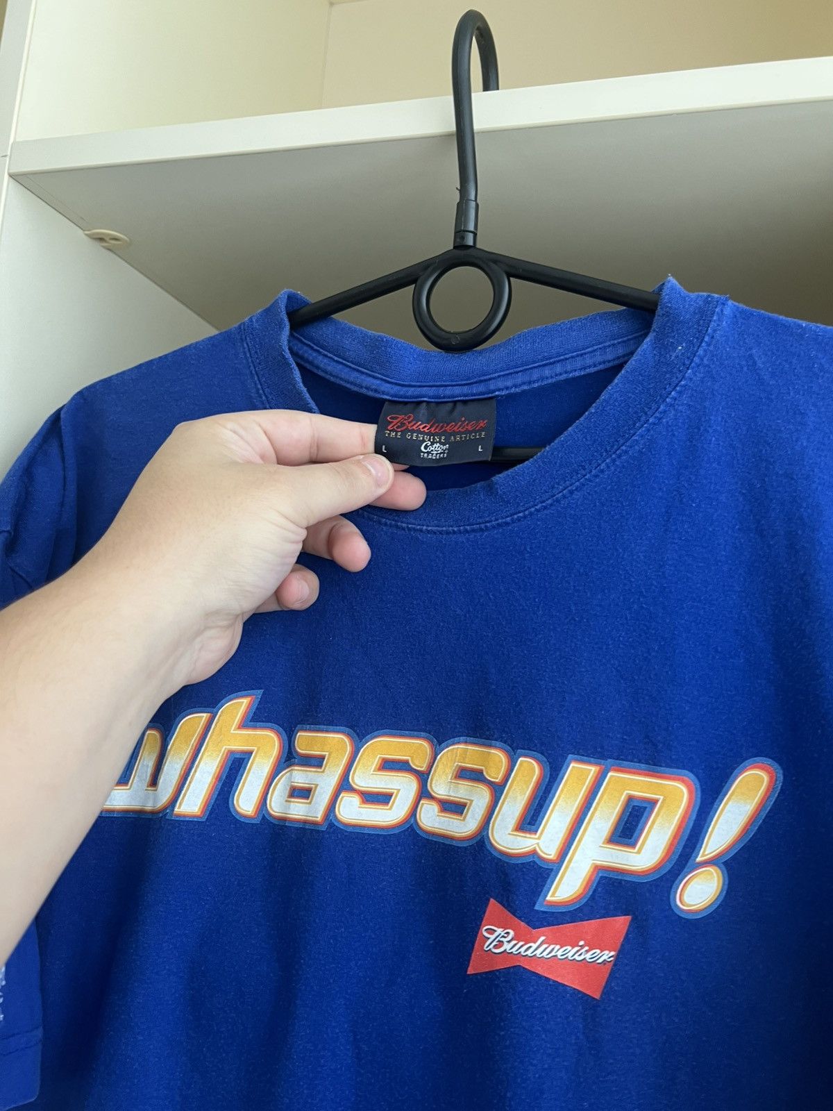 Budweiser Vintage 00s Budweiser Beer T-Shirt Tee Size L Size US L / EU 52-54 / 3 - 5 Thumbnail