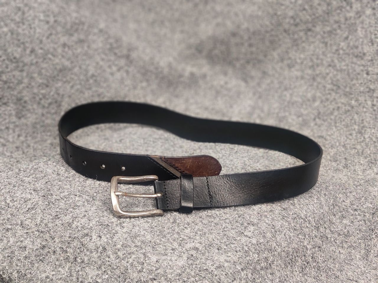 Diesel Vintage Diesel Metal leather belt Y2K Punk Emo Rock Goth LGB Size ONE SIZE - 4 Thumbnail