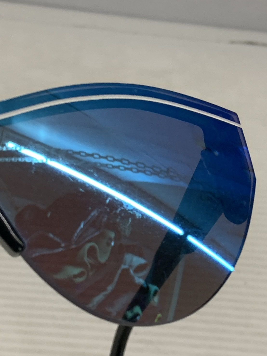 Balenciaga BALENCIAGA 009 Sunglasses 99□01-150 Blue Size ONE SIZE - 7 Thumbnail