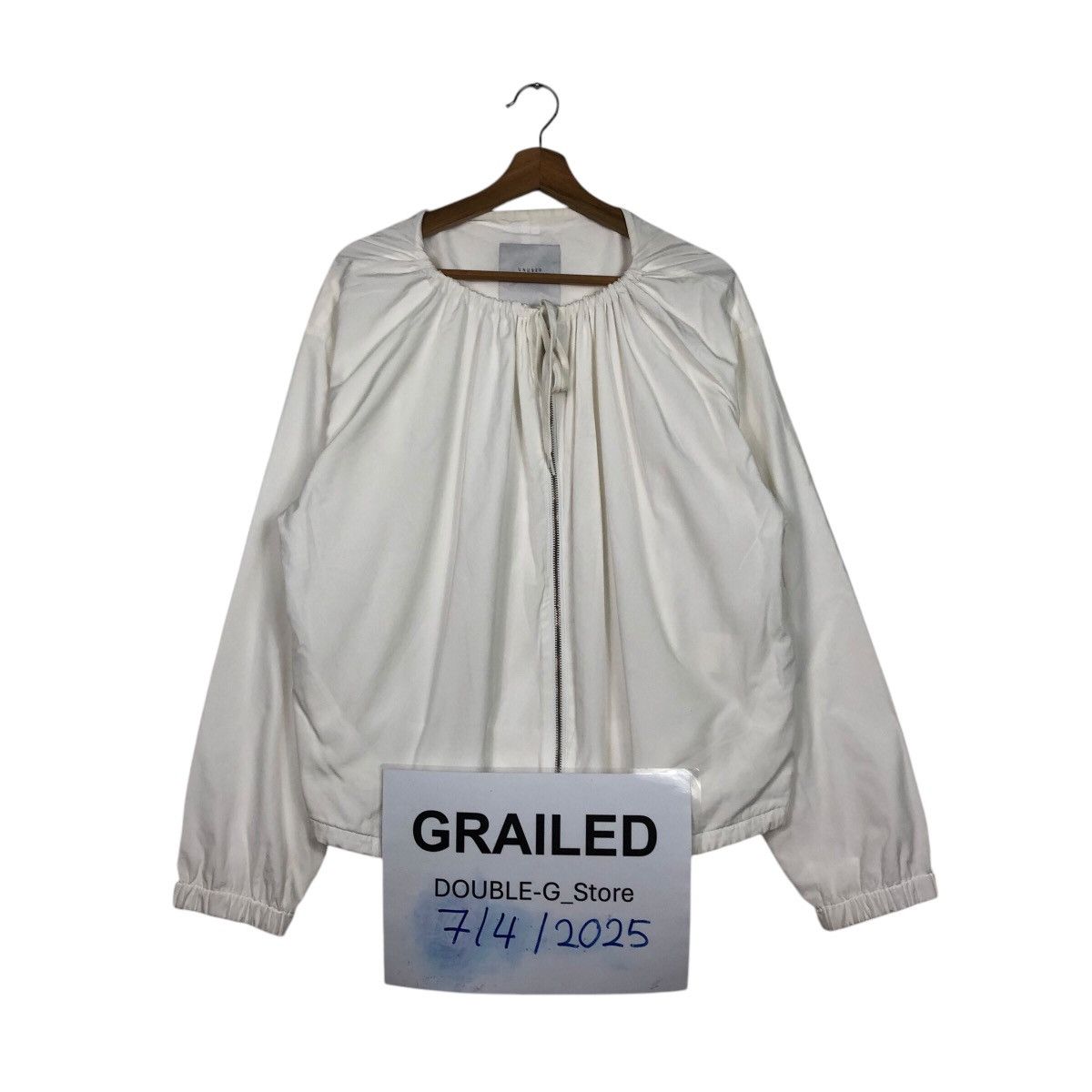 Japanese Brand Rich White Parachute Bike Jacket Unused Refinement Garments Size US M / EU 48-50 / 2 - 1 Thumbnail